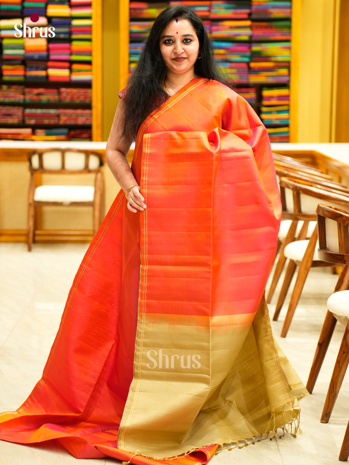 Soft Silk Saree - EES11385 - Shop on Shrus.com