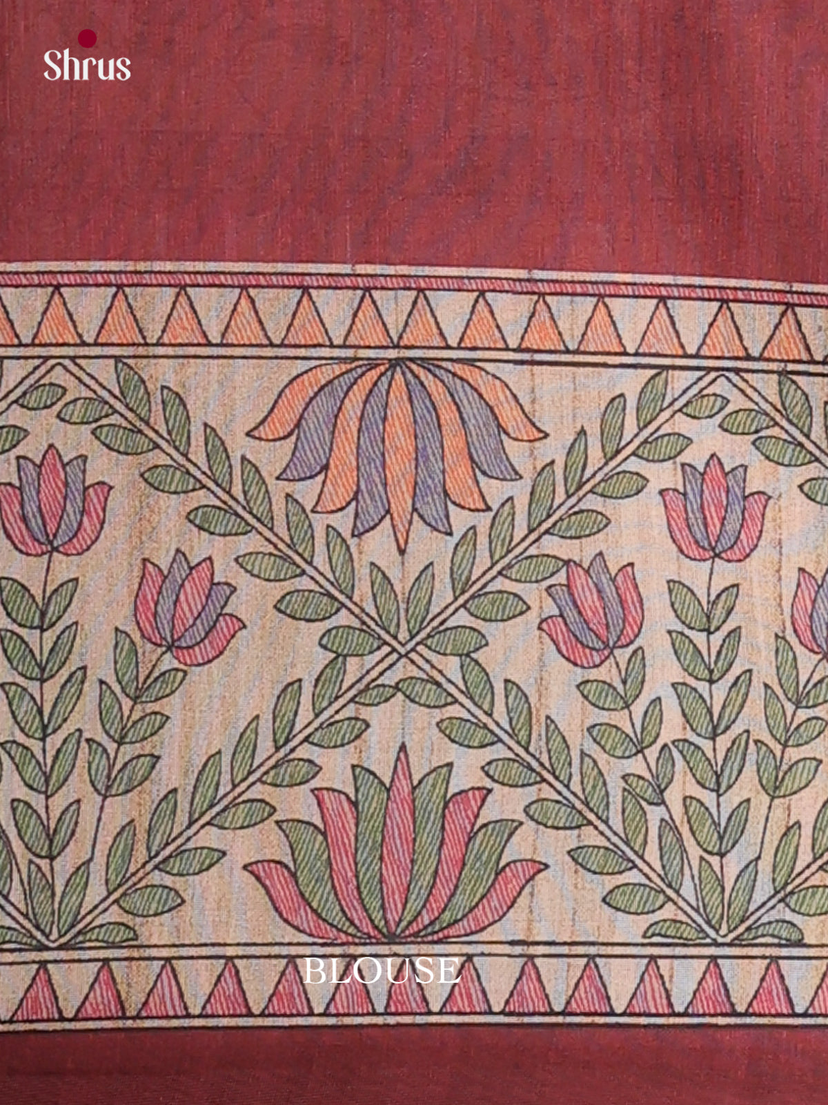 Printed Madhubani Saree - EES12024