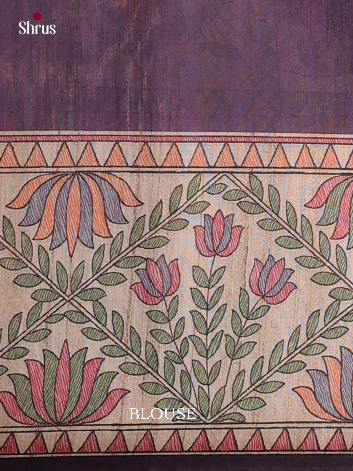 Printed Madhubani Saree - EES12025