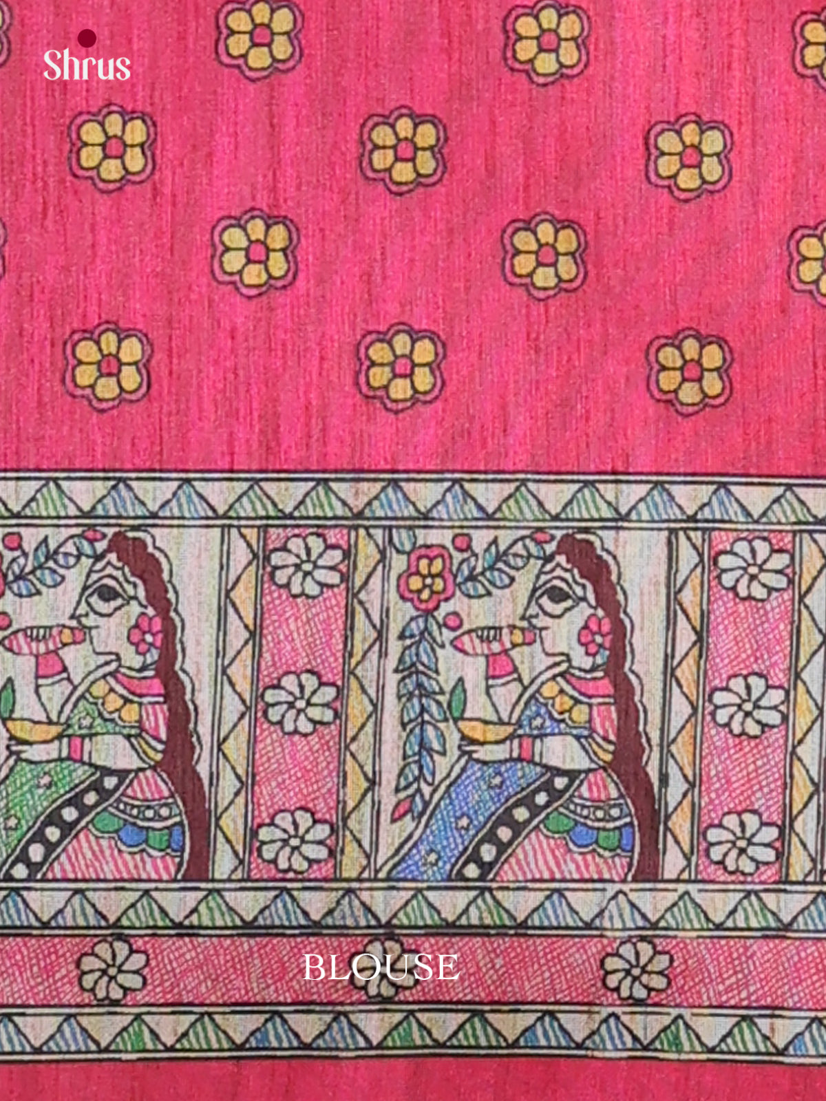 Printed Madhubani Saree - EES12133