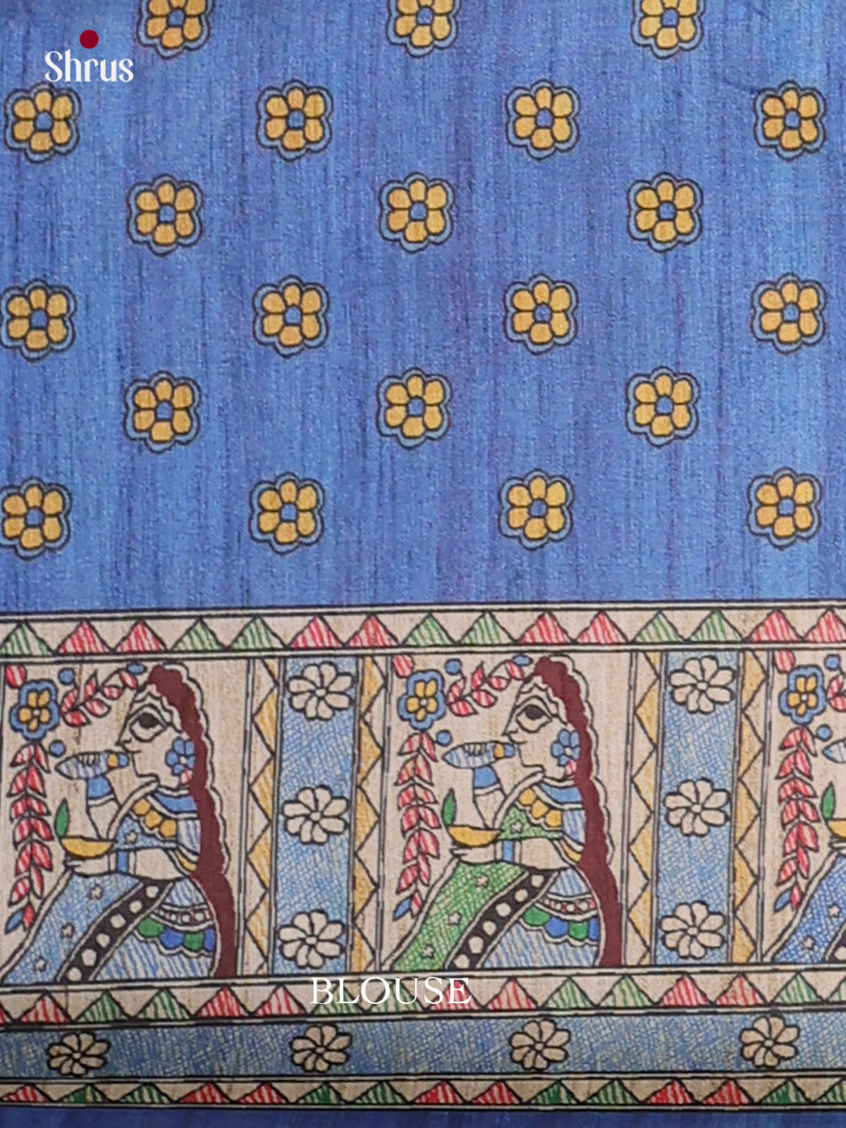 Printed Madhubani Saree - EES12136
