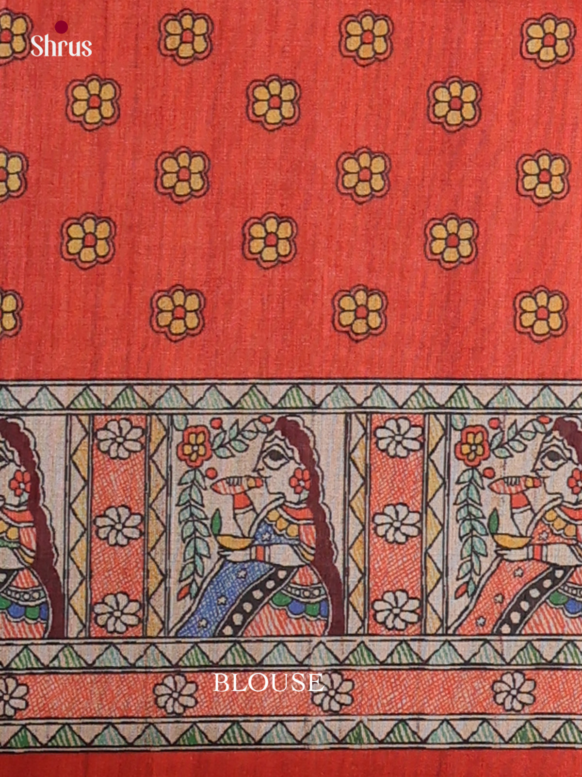 Printed Madhubani Saree - EES12139