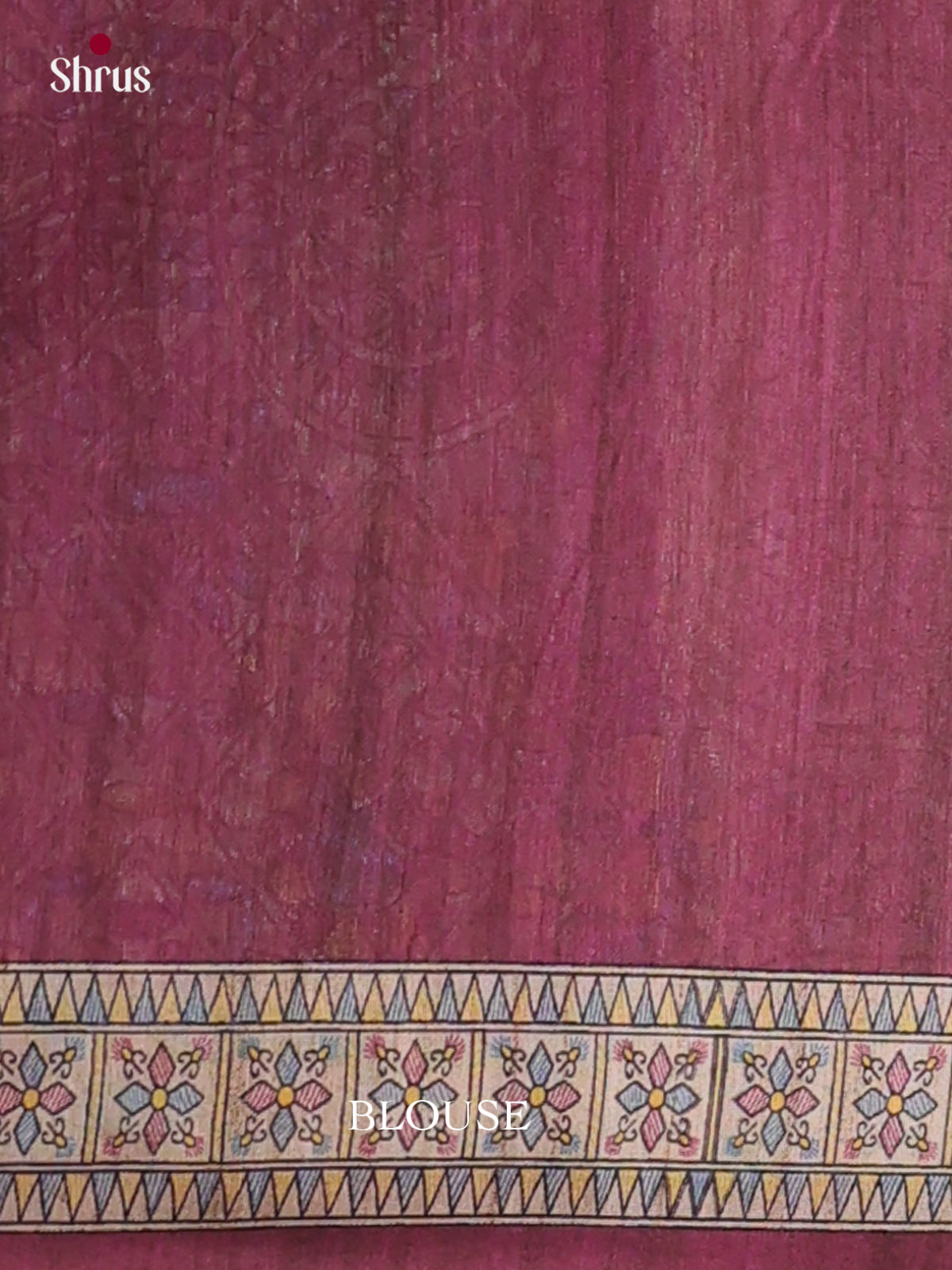 Printed Madhubani Saree - EES12161 - Shop on Shrus.com