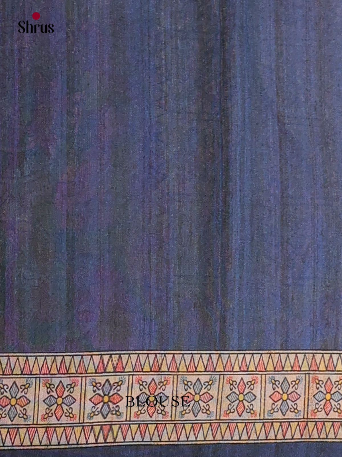 Printed Madhubani Saree - EES12162 - Shop on Shrus.com