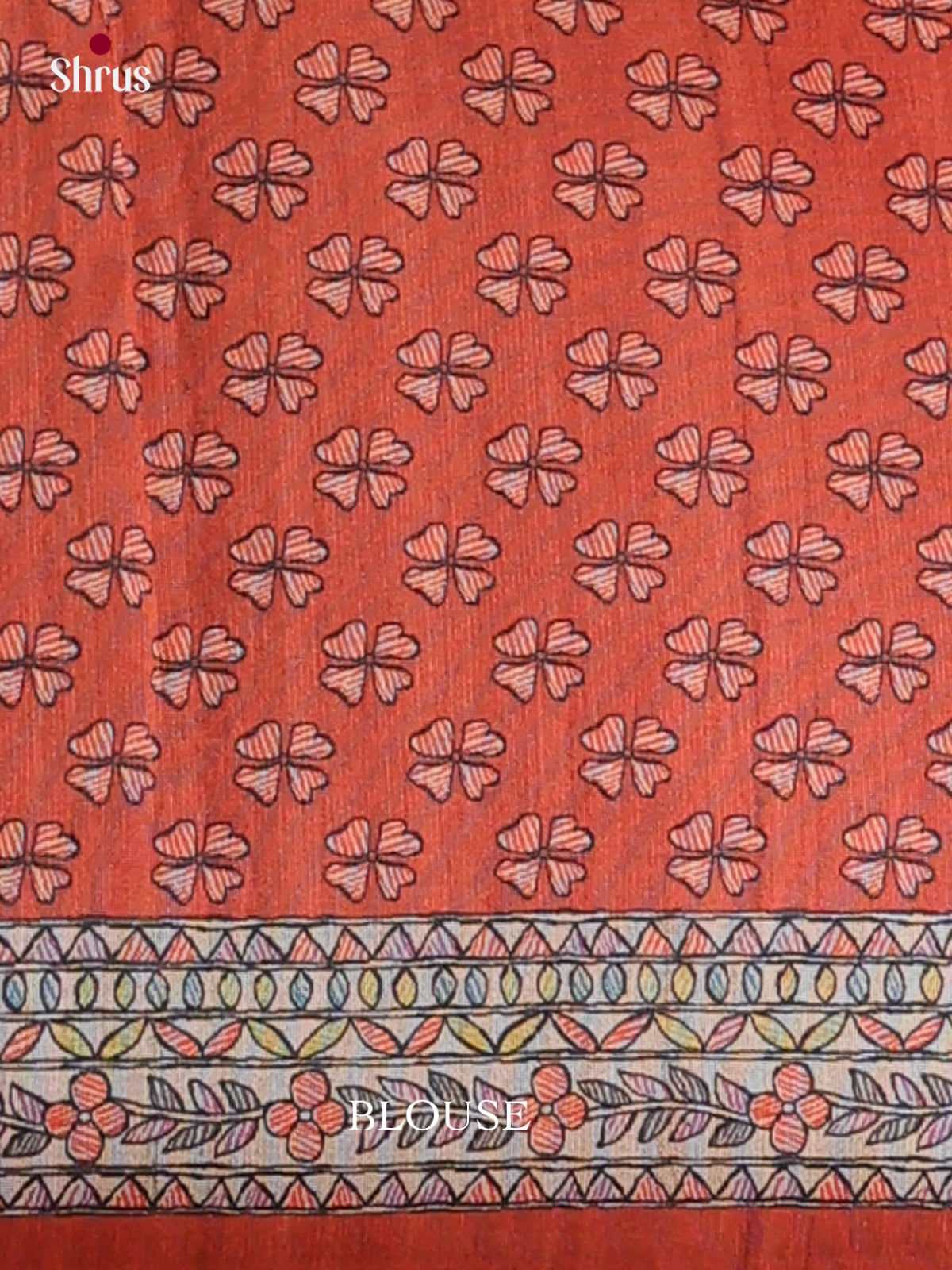 Printed Madhubani Saree - EES12167