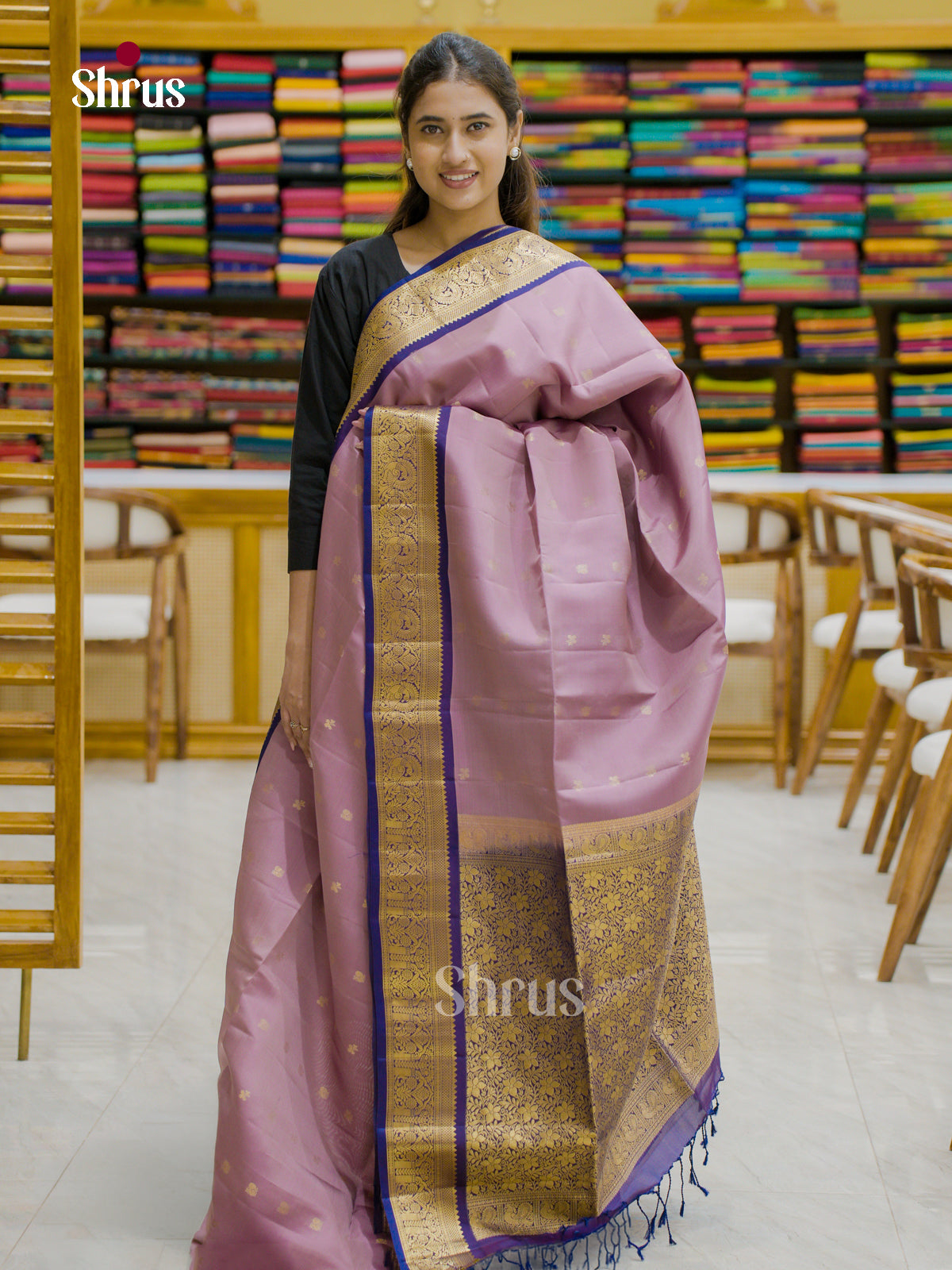 Softsilk-halfpure Saree - EES12182 - Shop on Shrus.com