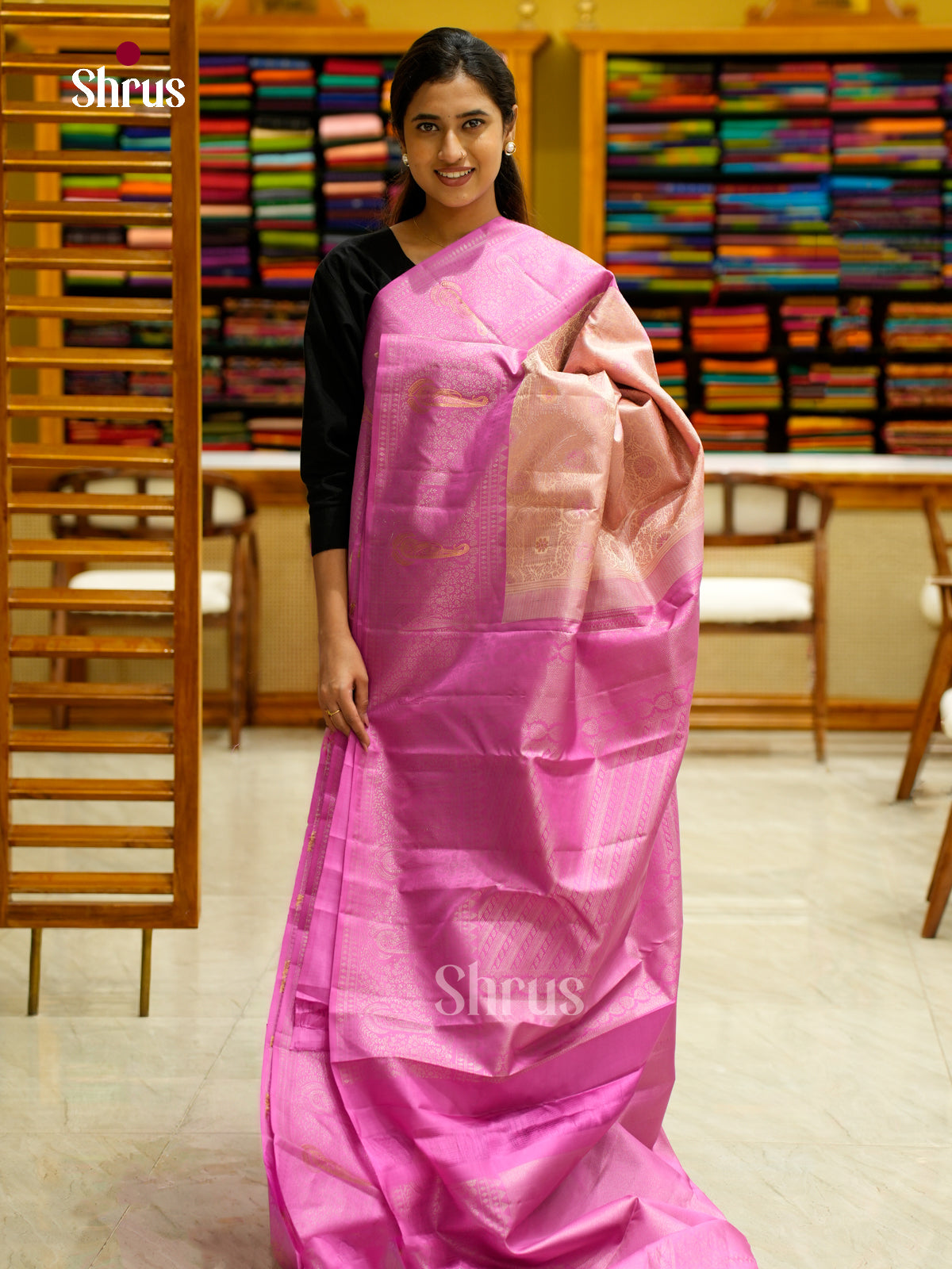 Kanchipuram silk Saree - EES12204 - Shop on Shrus.com