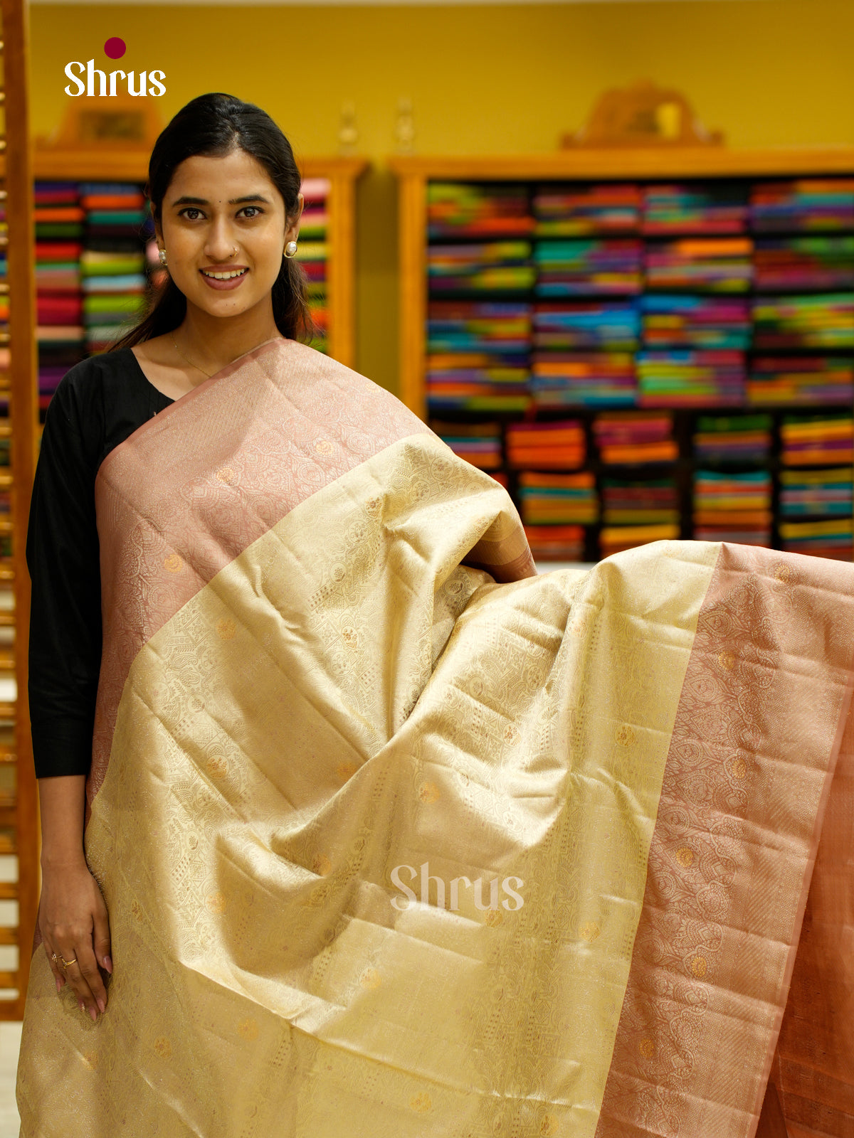 Kanchipuram silk Saree - EES12208 - Shop on Shrus.com