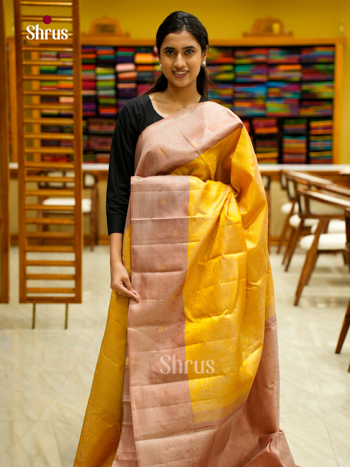 Kanchipuram silk Saree - EES12218 - Shop on Shrus.com