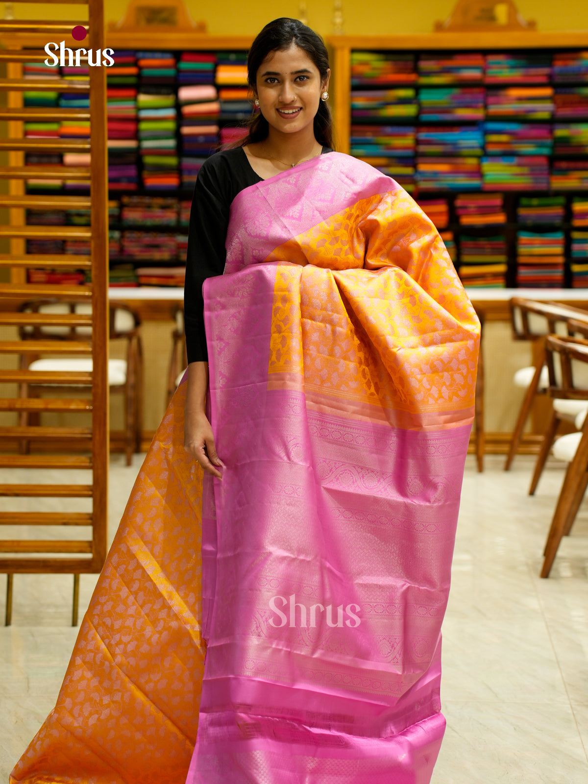Kanchipuram silk Saree - EES12234 - Shop on Shrus.com