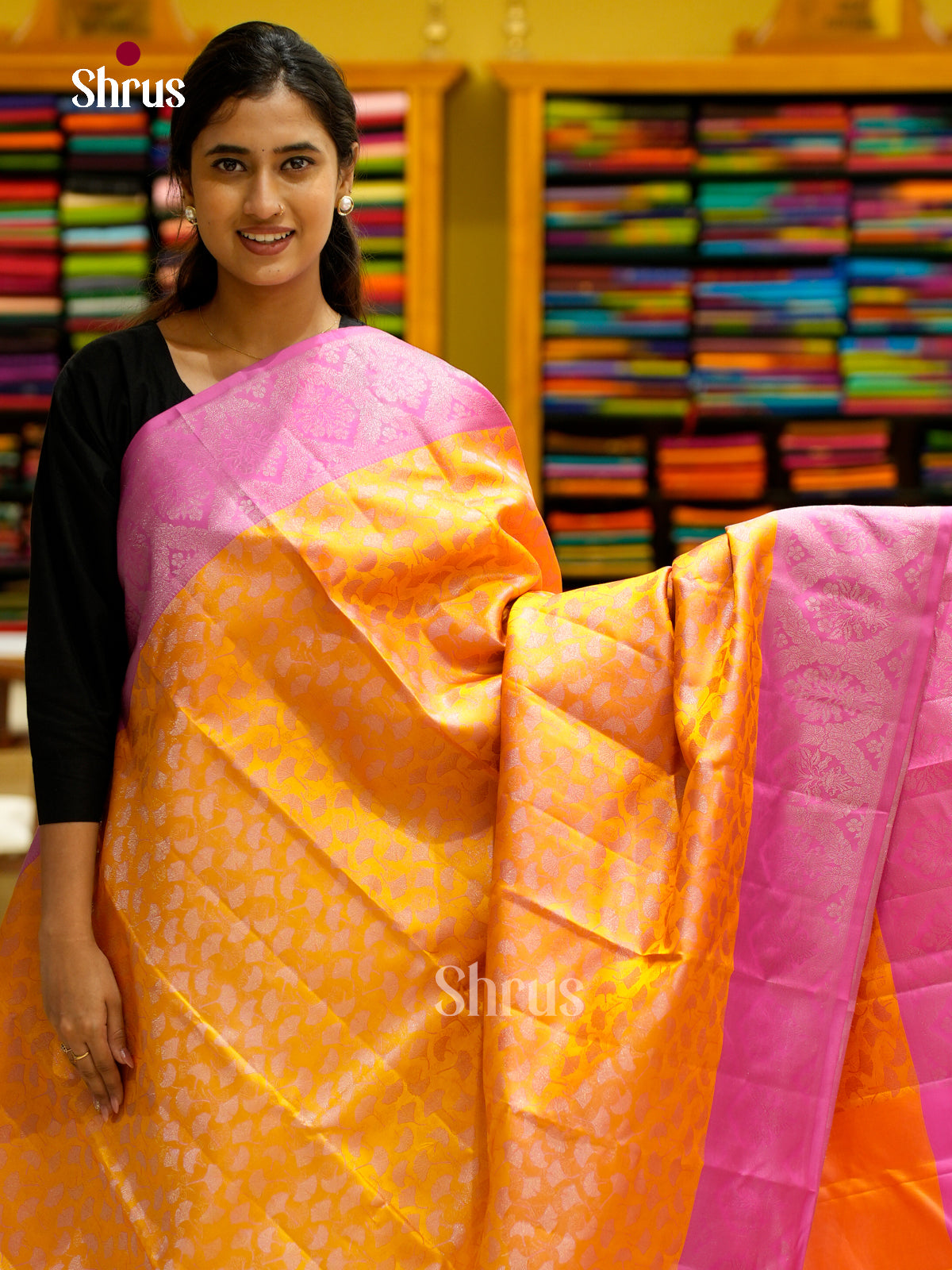 Kanchipuram silk Saree - EES12234 - Shop on Shrus.com