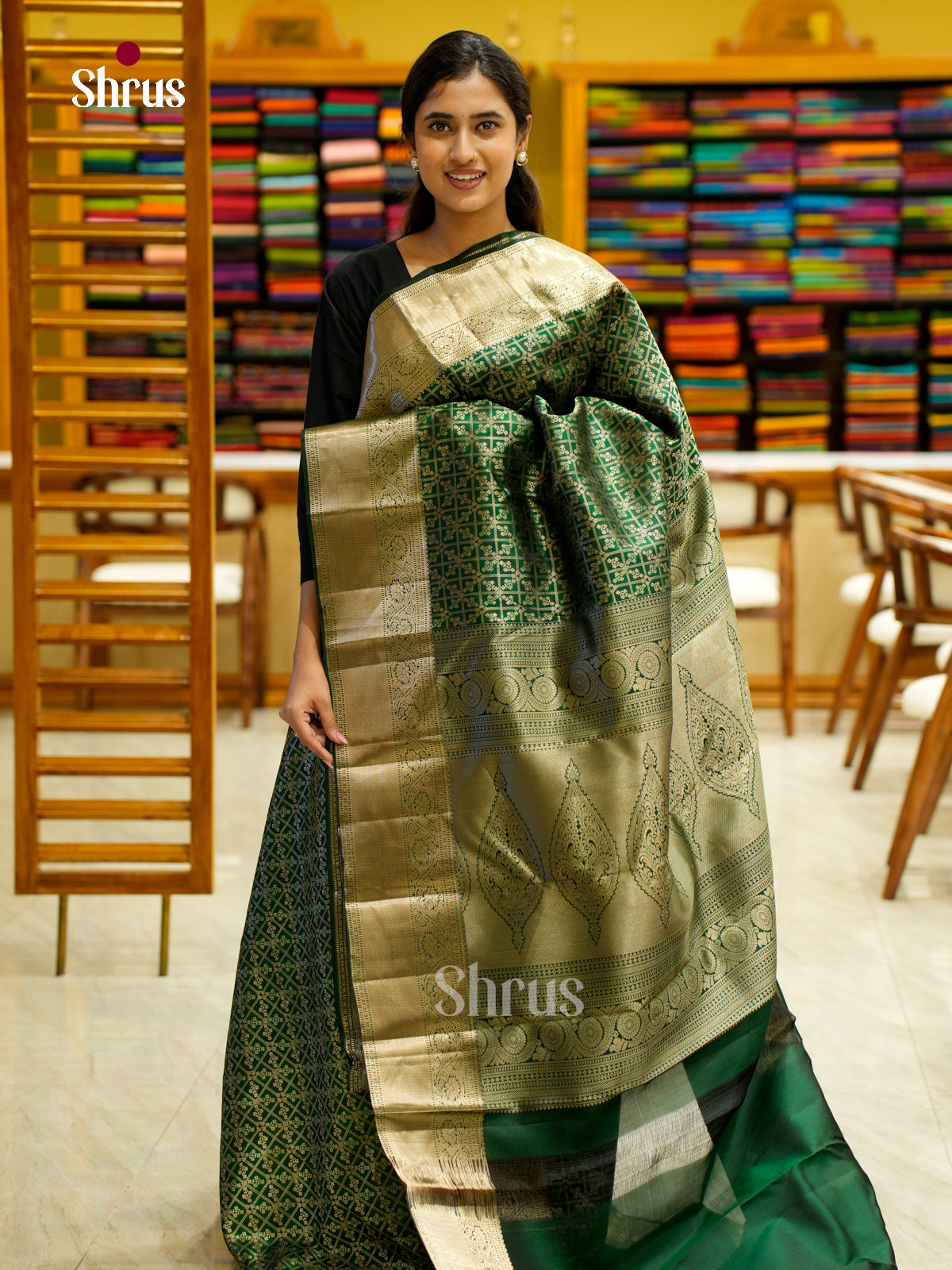 Kanchipuram silk Saree - EES12240 - Shop on Shrus.com