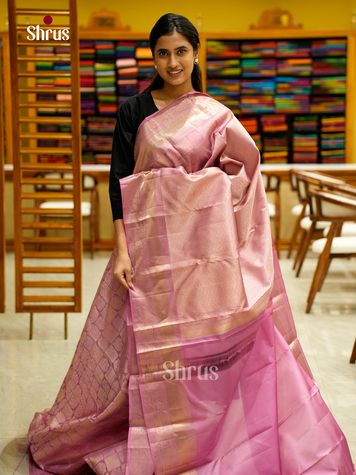 Kanchipuram silk Saree - EES12245 - Shop on Shrus.com
