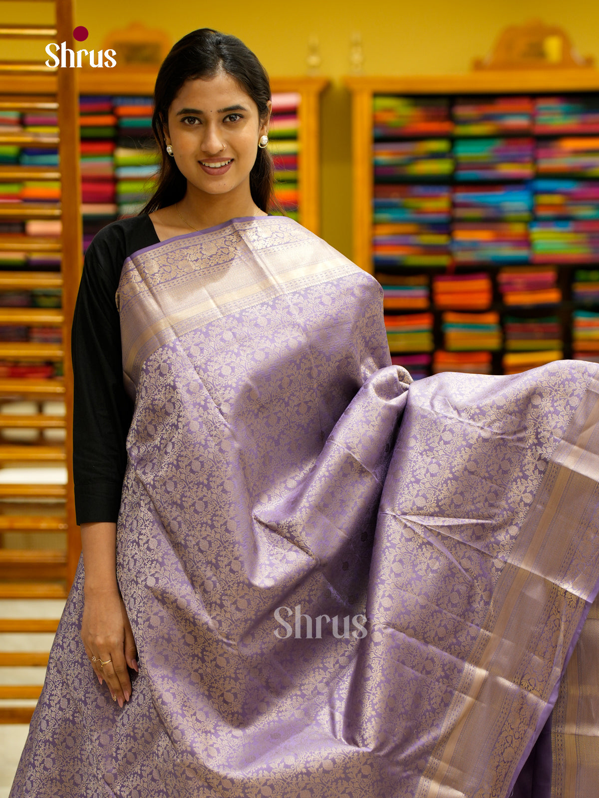 Kanchipuram silk Saree - EES12252 - Shop on Shrus.com