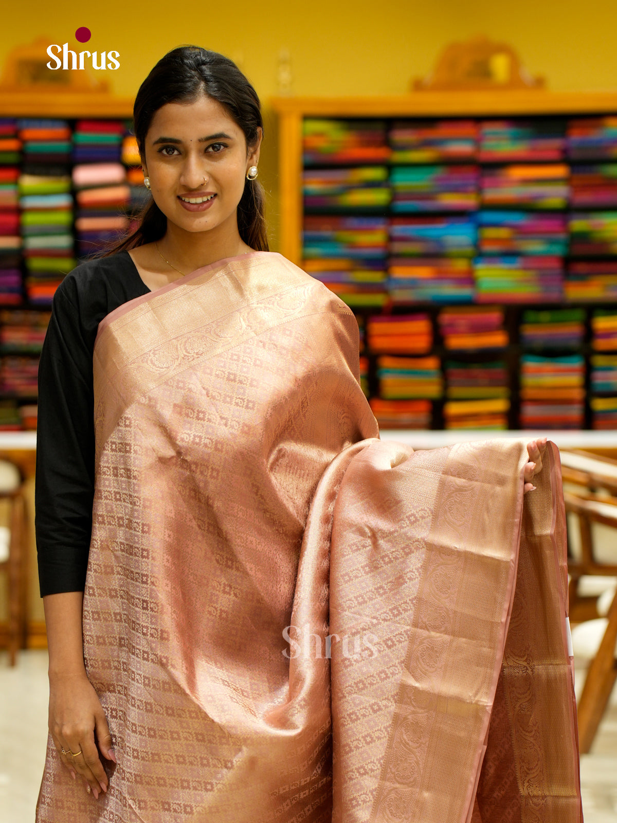 Kanchipuram silk Saree - EES12253 - Shop on Shrus.com
