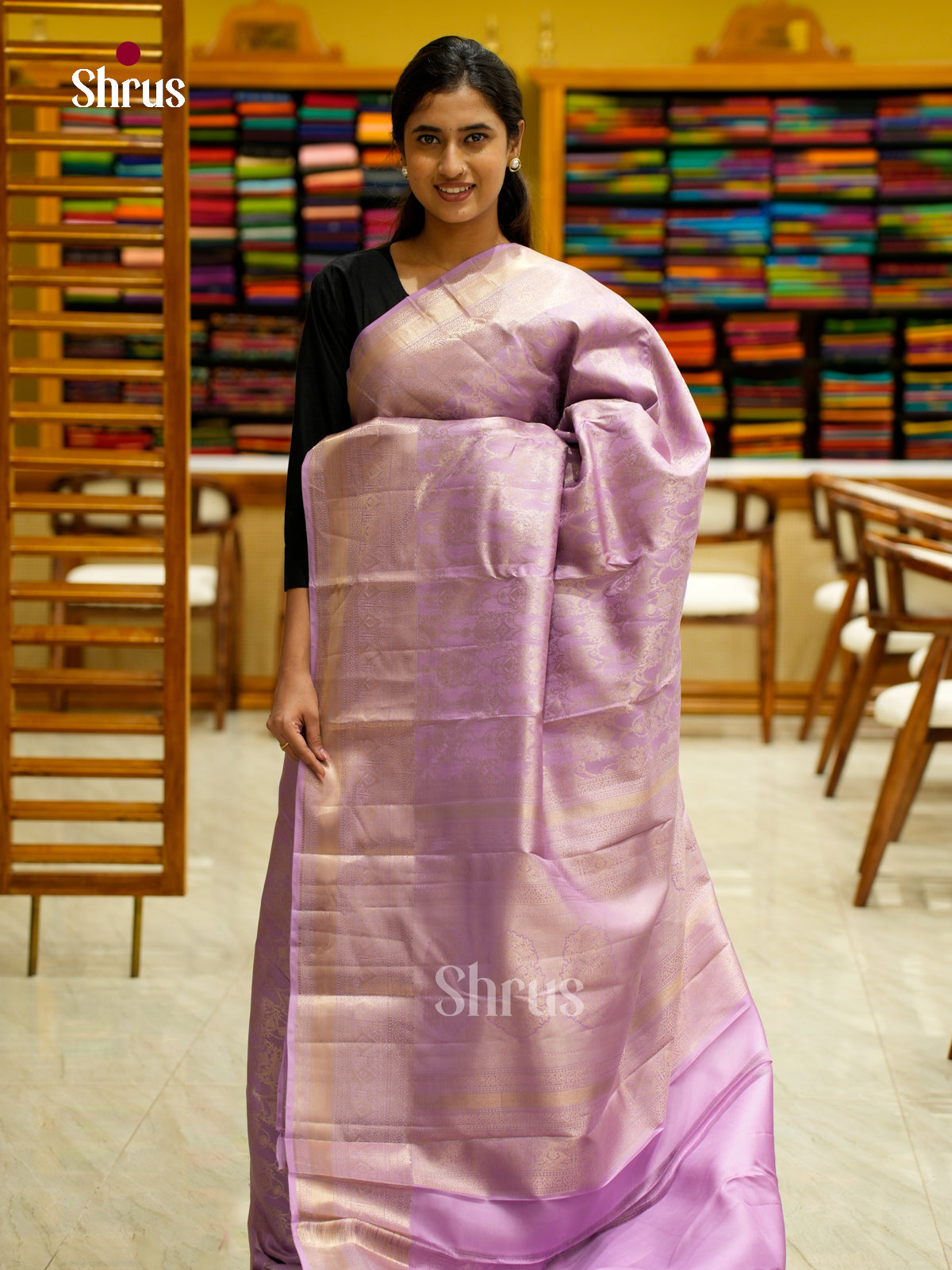 Kanchipuram silk Saree - EES12256 - Shop on Shrus.com