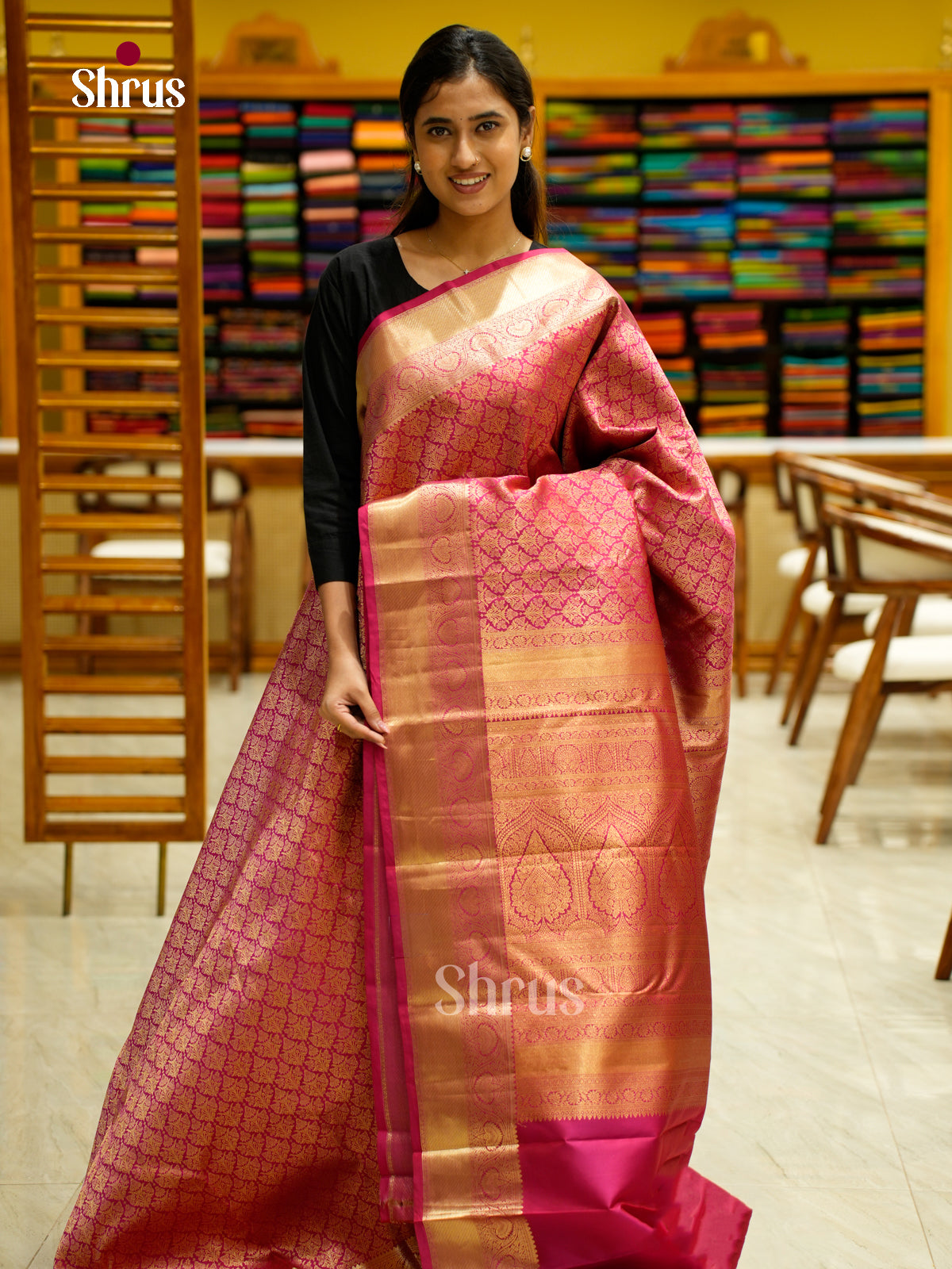 Kanchipuram silk Saree - EES12261 - Shop on Shrus.com
