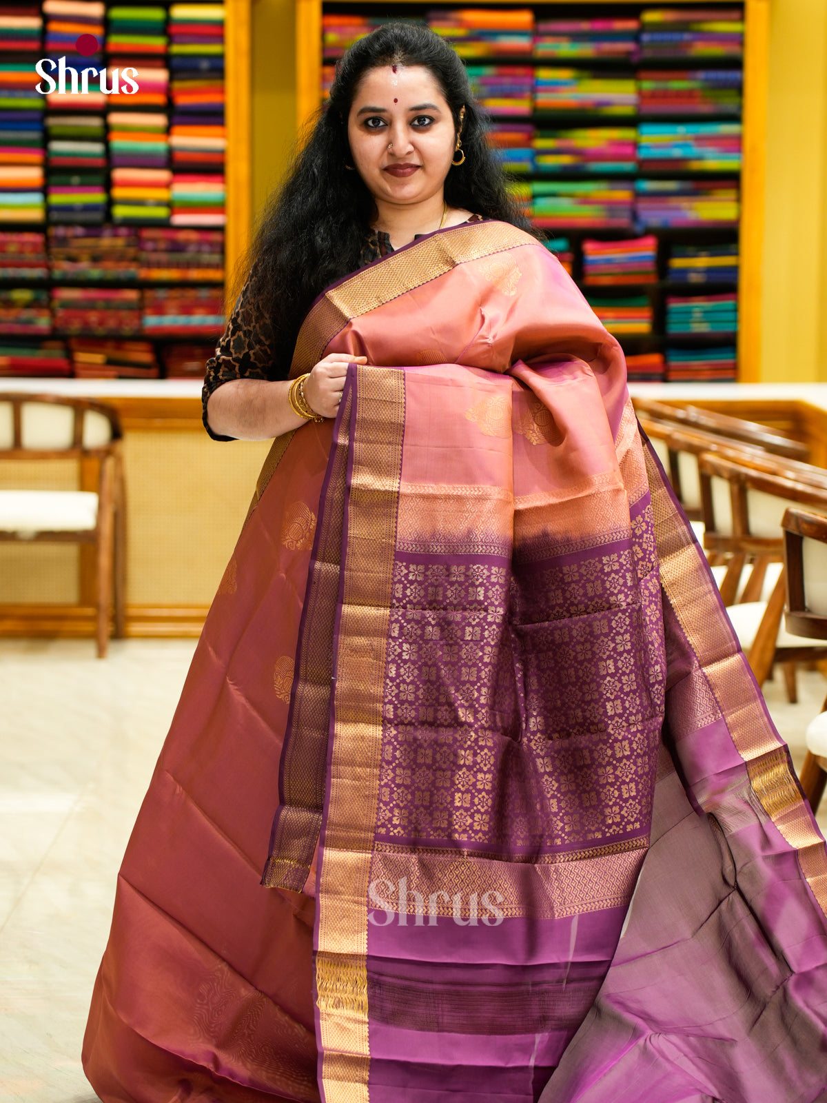 Kanchipuram-halfpure Saree - EES14024 - Shop on Shrus.com
