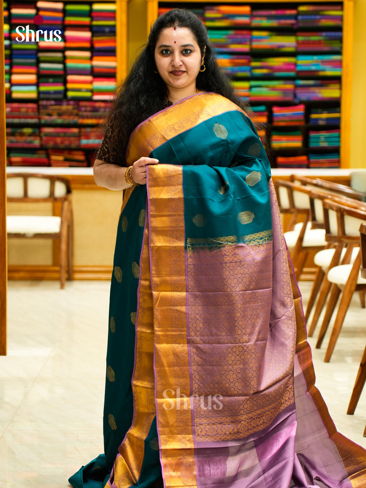 Kanchipuram-halfpure Saree - EES14031 - Shop on Shrus.com