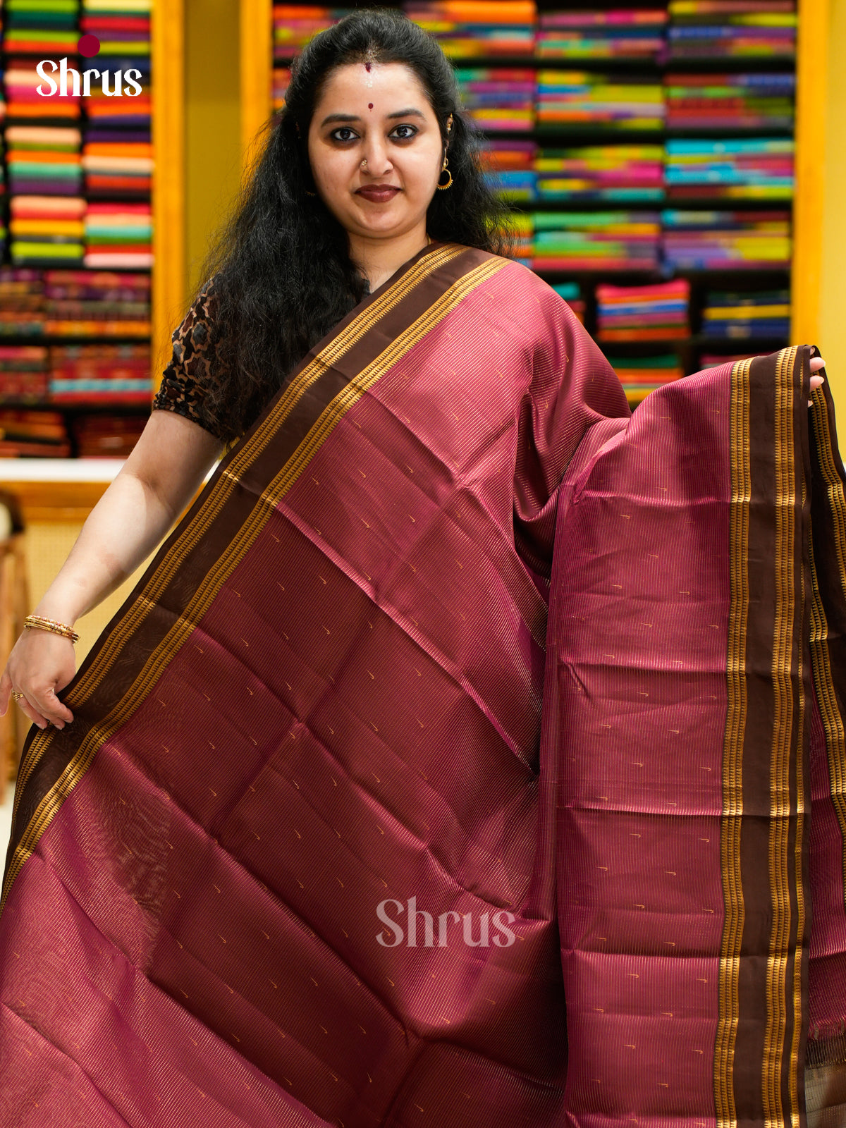 Kanchipuram-halfpure Saree - EES14043 - Shop on Shrus.com