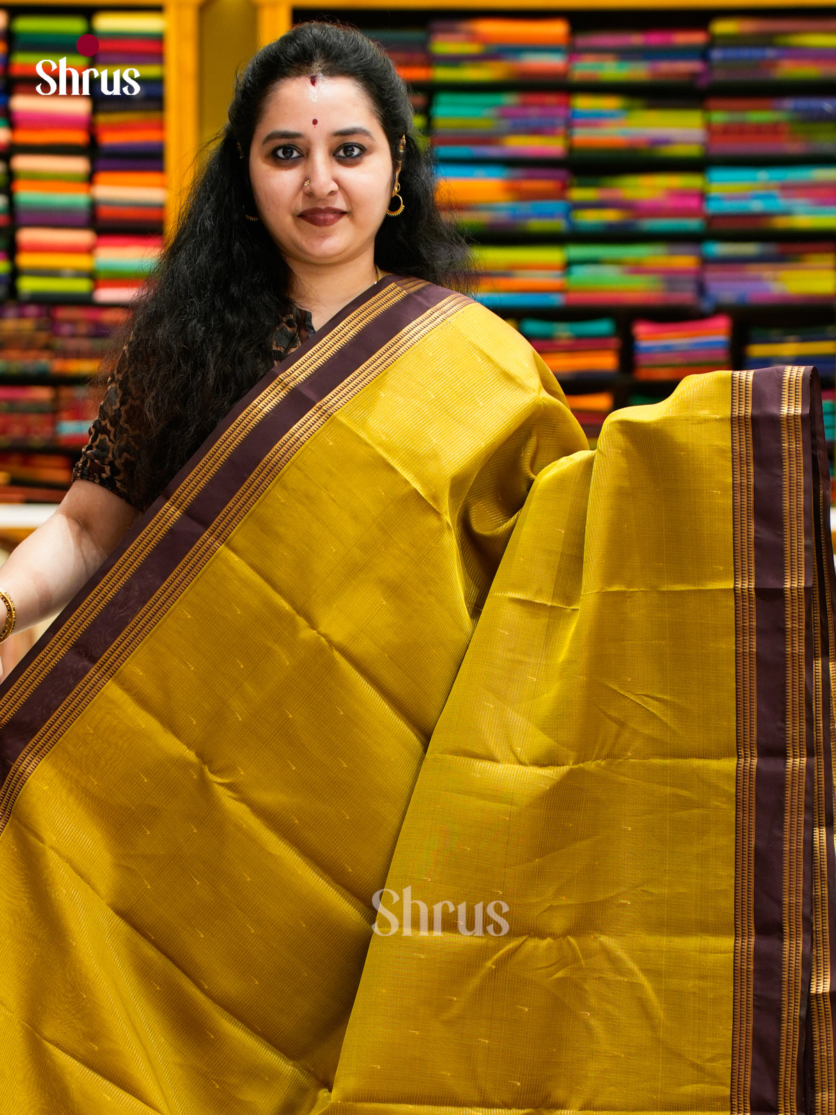 Kanchipuram-halfpure Saree - EES14044 - Shop on Shrus.com
