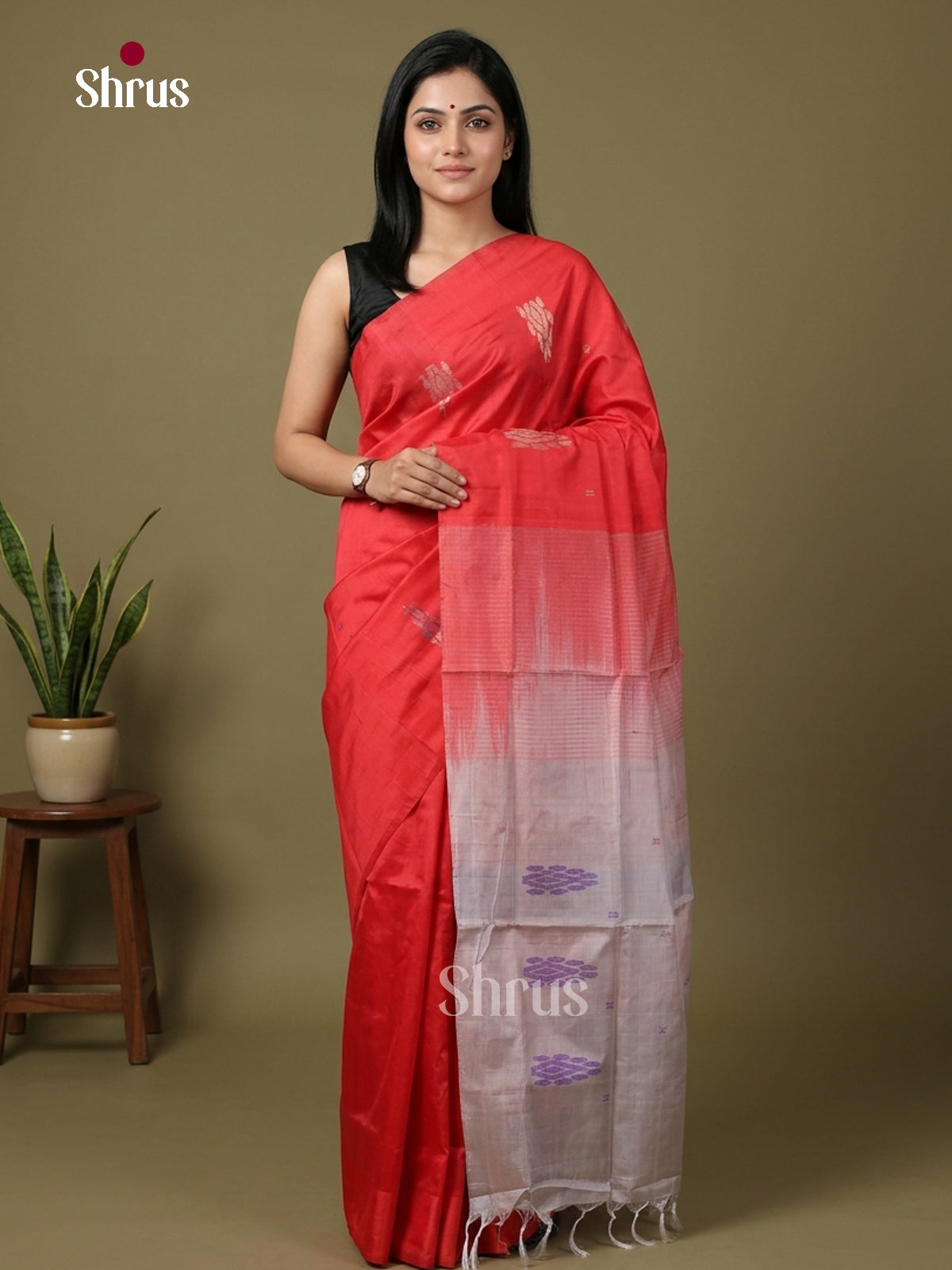 Banana Pith Saree - EES14118 - Shop on Shrus.com