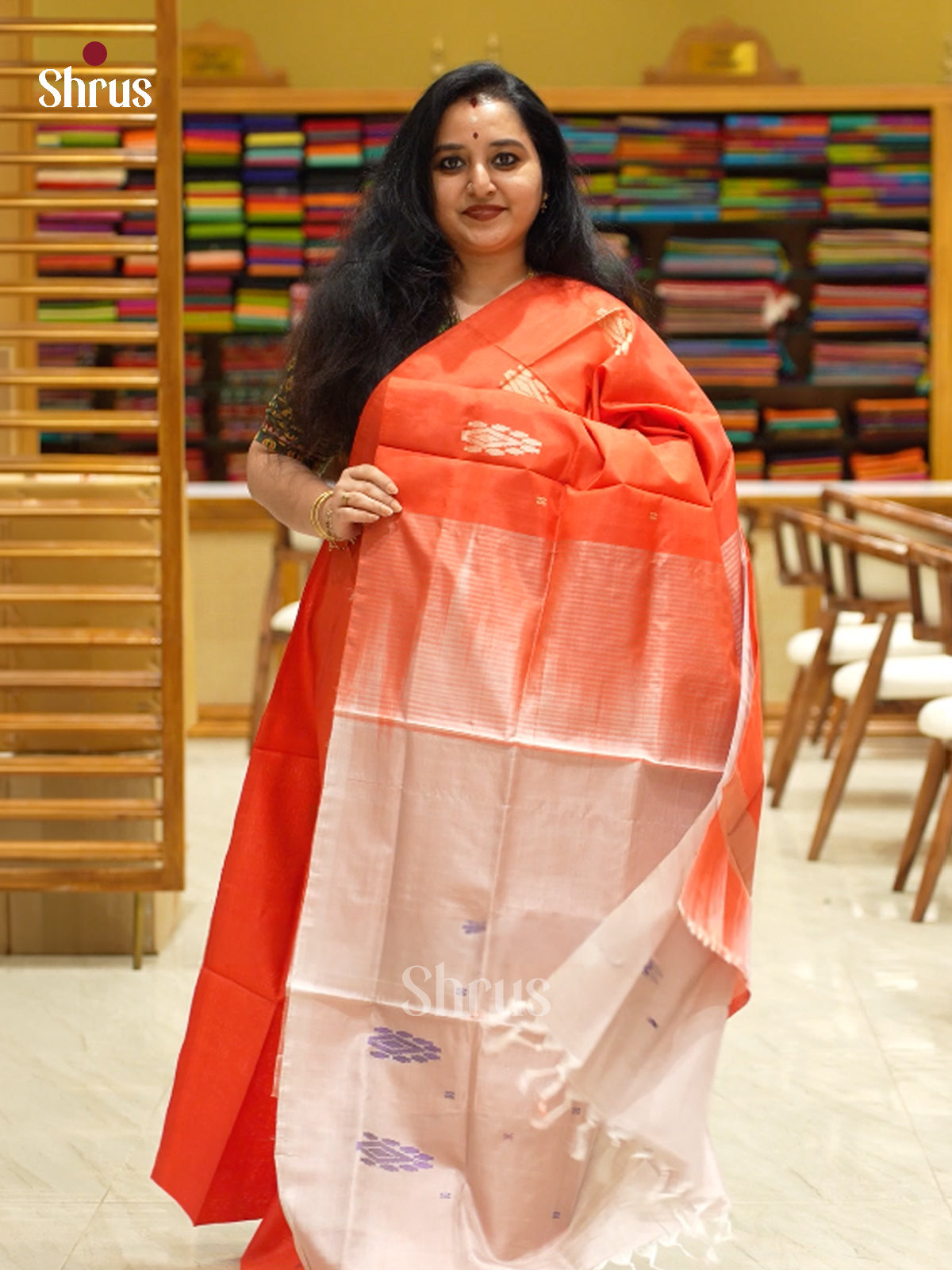 Banana Pith Saree - EES14218