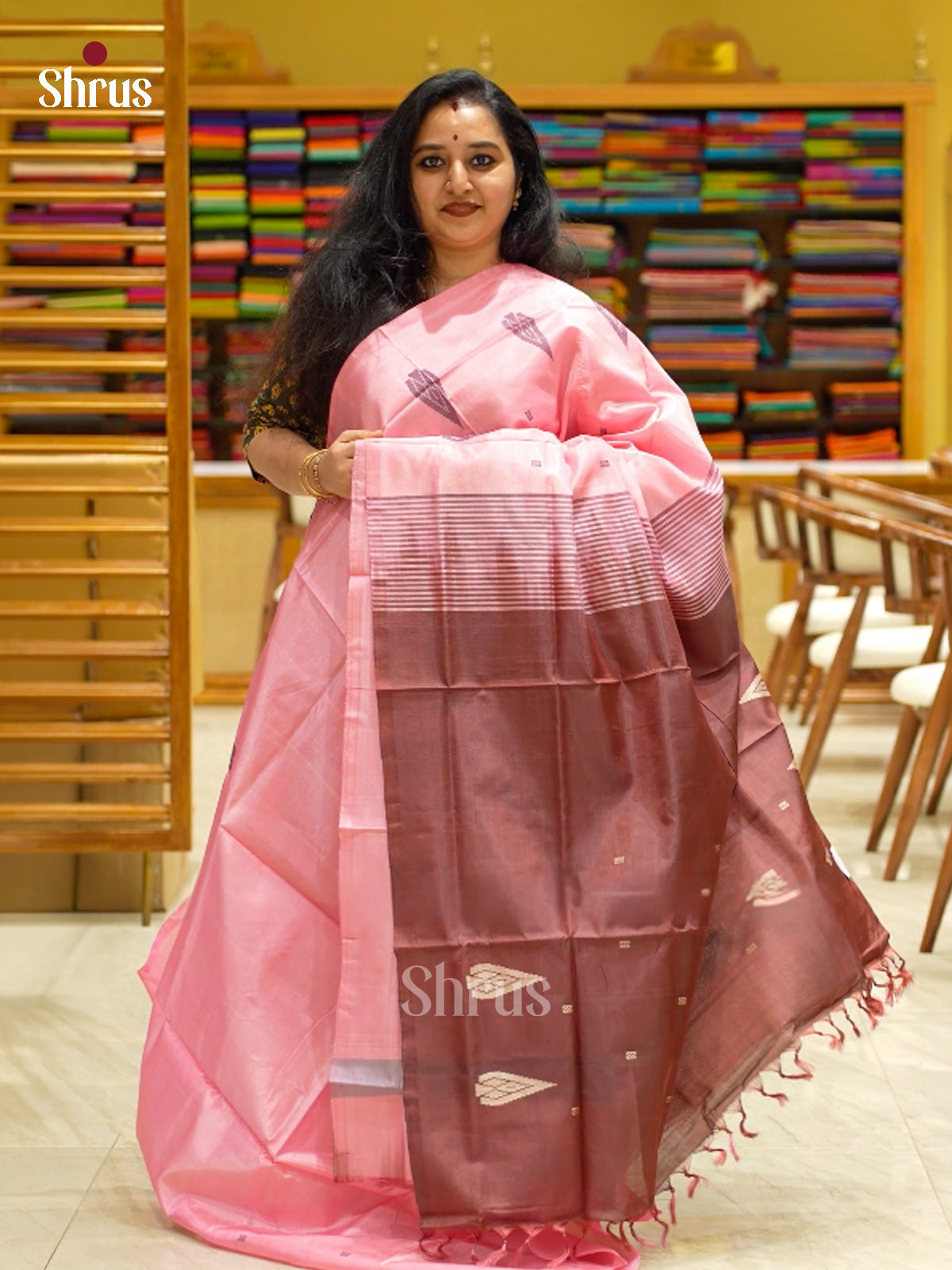 Banana Pith Saree - EES14223