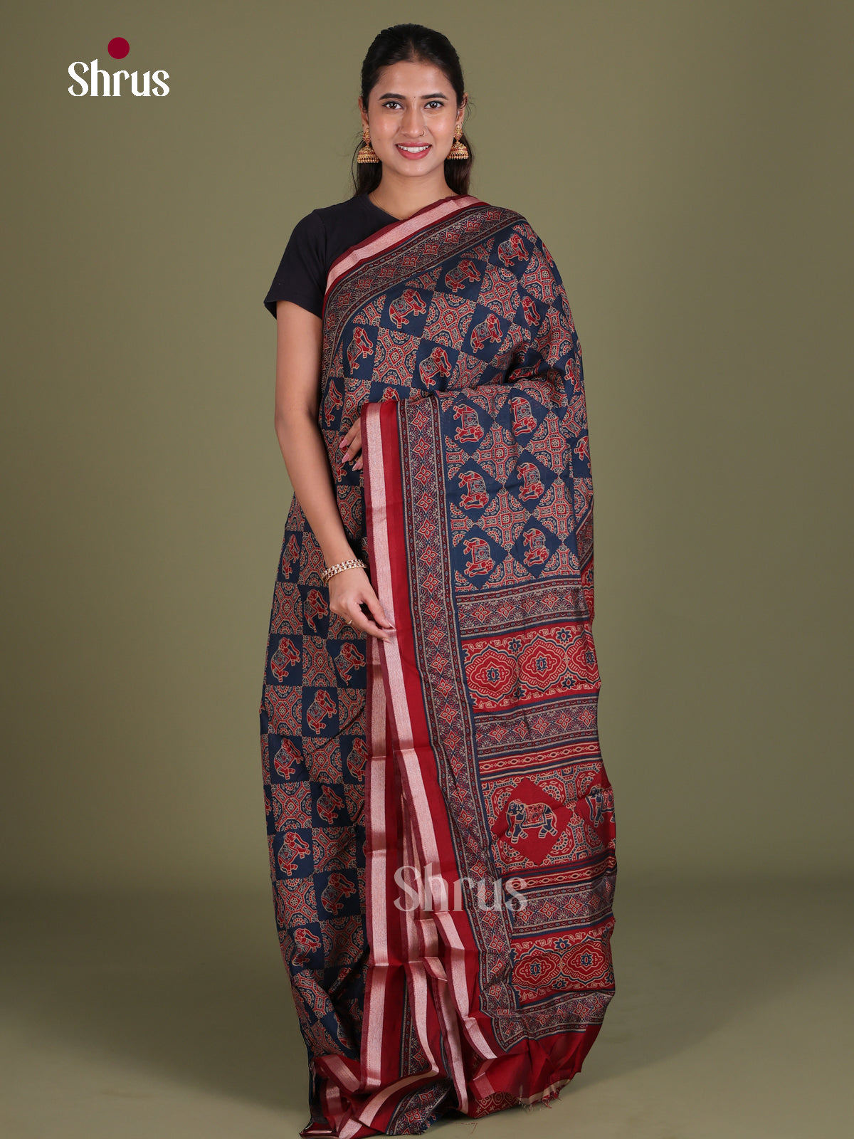 Art Modal Saree - EES15051 - Shop on Shrus.com