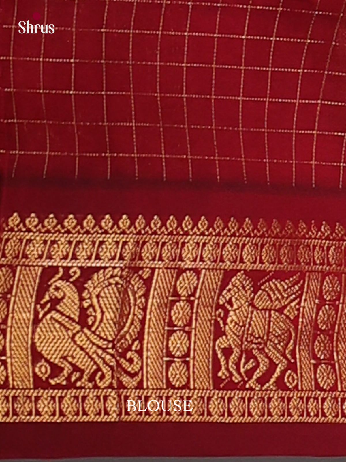 Silkcotton-halfpure Saree - EES16223 - Shop on Shrus.com