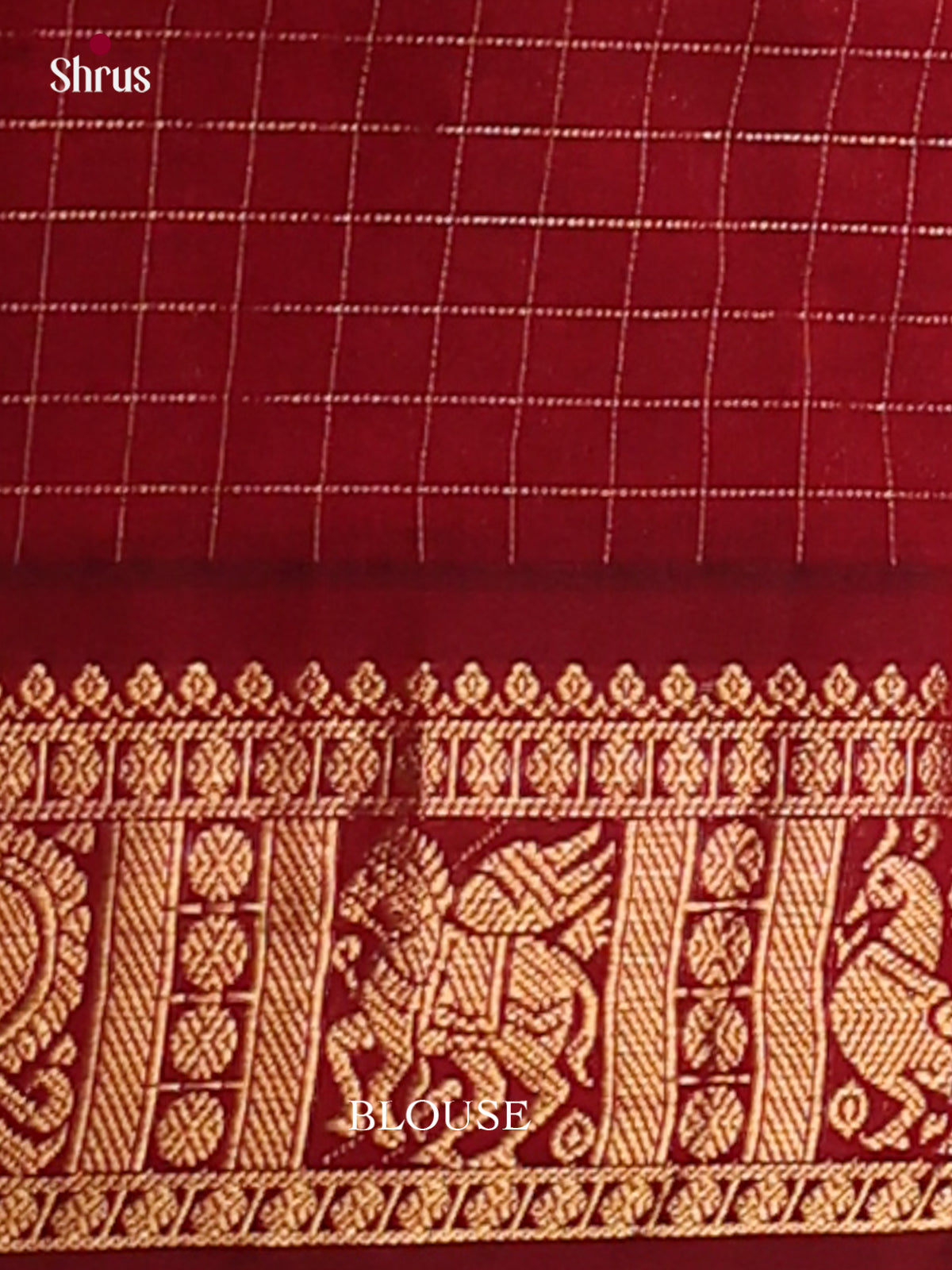 Silkcotton-halfpure Saree - EES16231 - Shop on Shrus.com