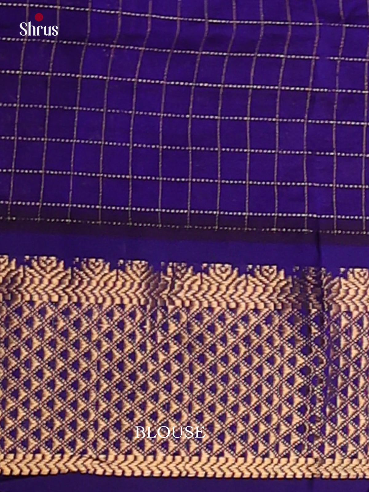 Silkcotton-halfpure Saree - EES16232 - Shop on Shrus.com
