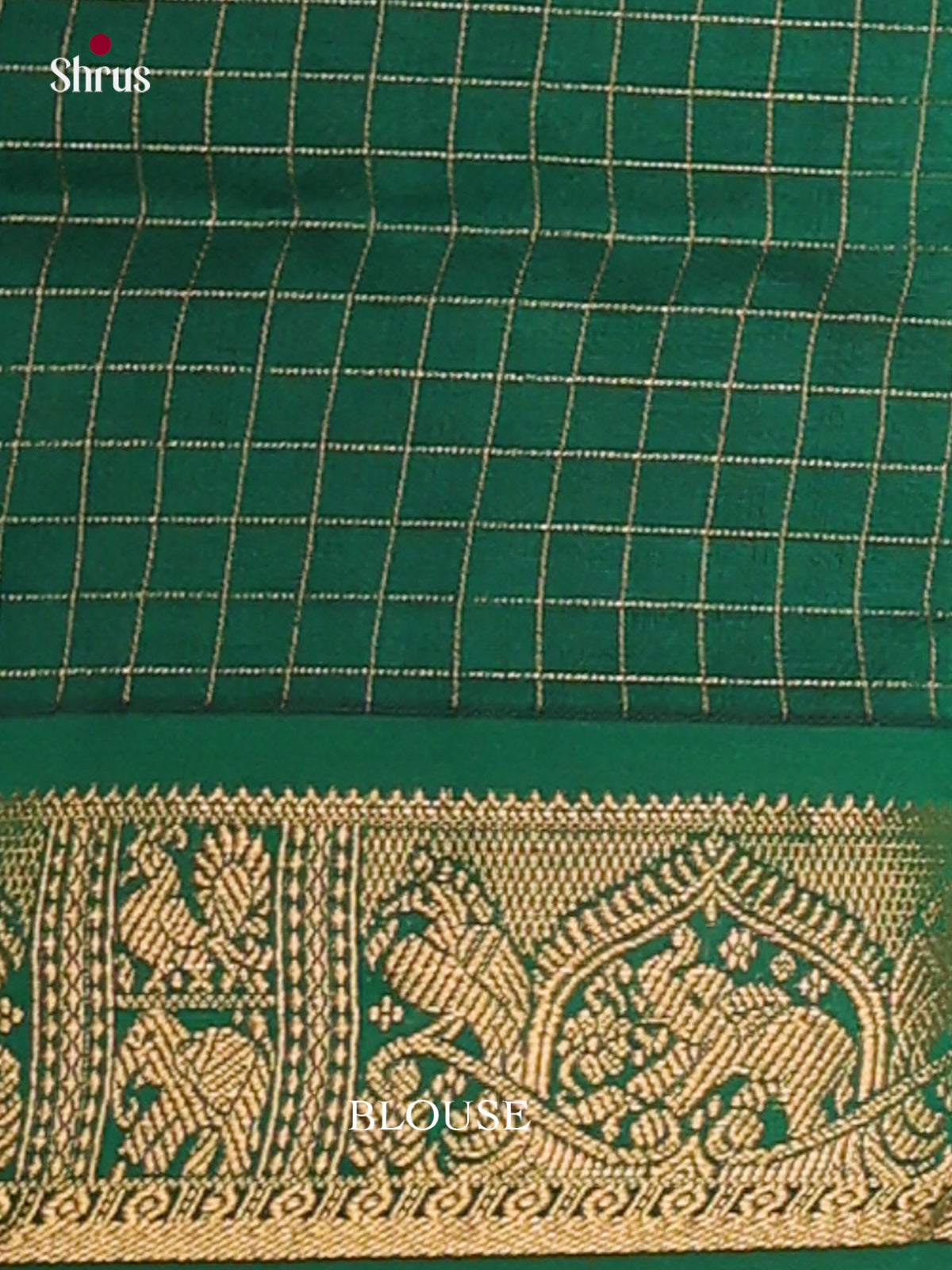 Silkcotton-halfpure Saree - EES16234 - Shop on Shrus.com