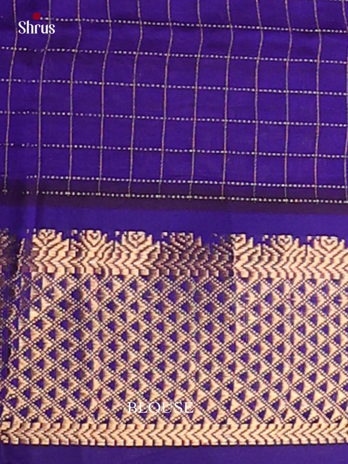 Silkcotton-halfpure Saree - EES16238 - Shop on Shrus.com
