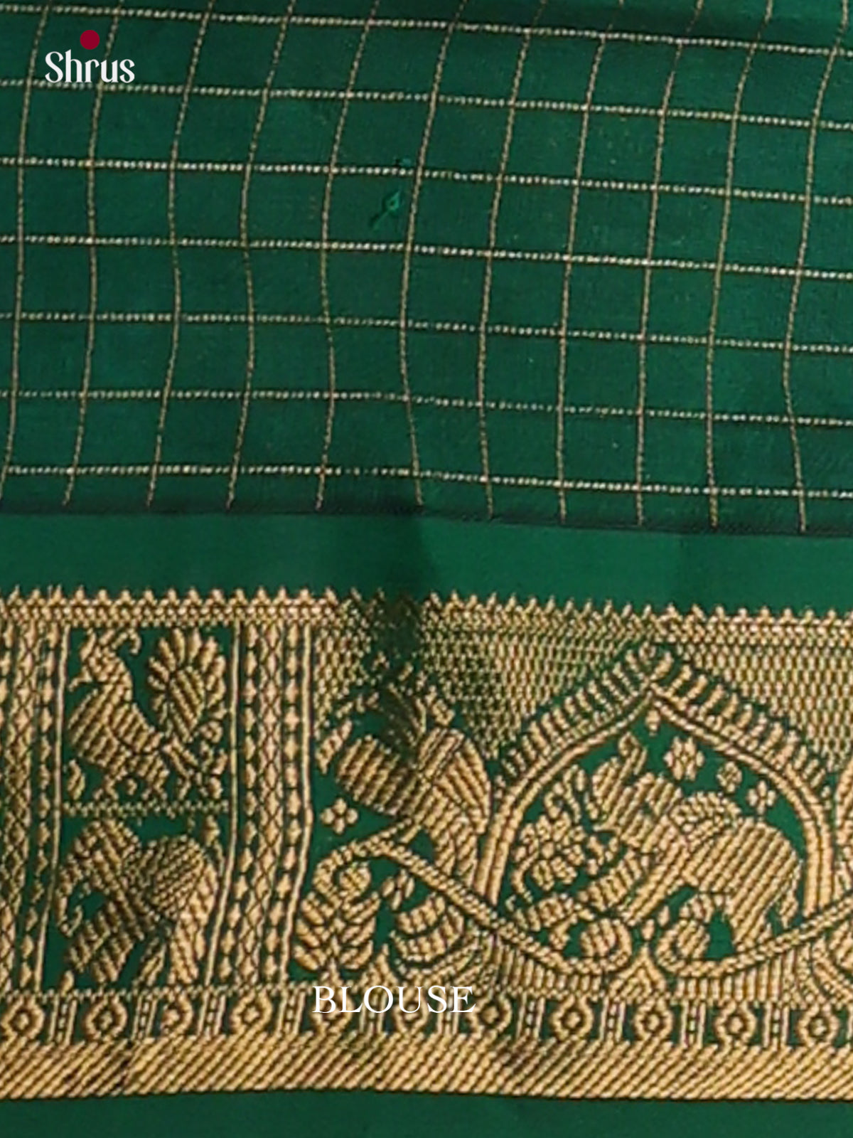 Silkcotton-halfpure Saree - EES16239 - Shop on Shrus.com