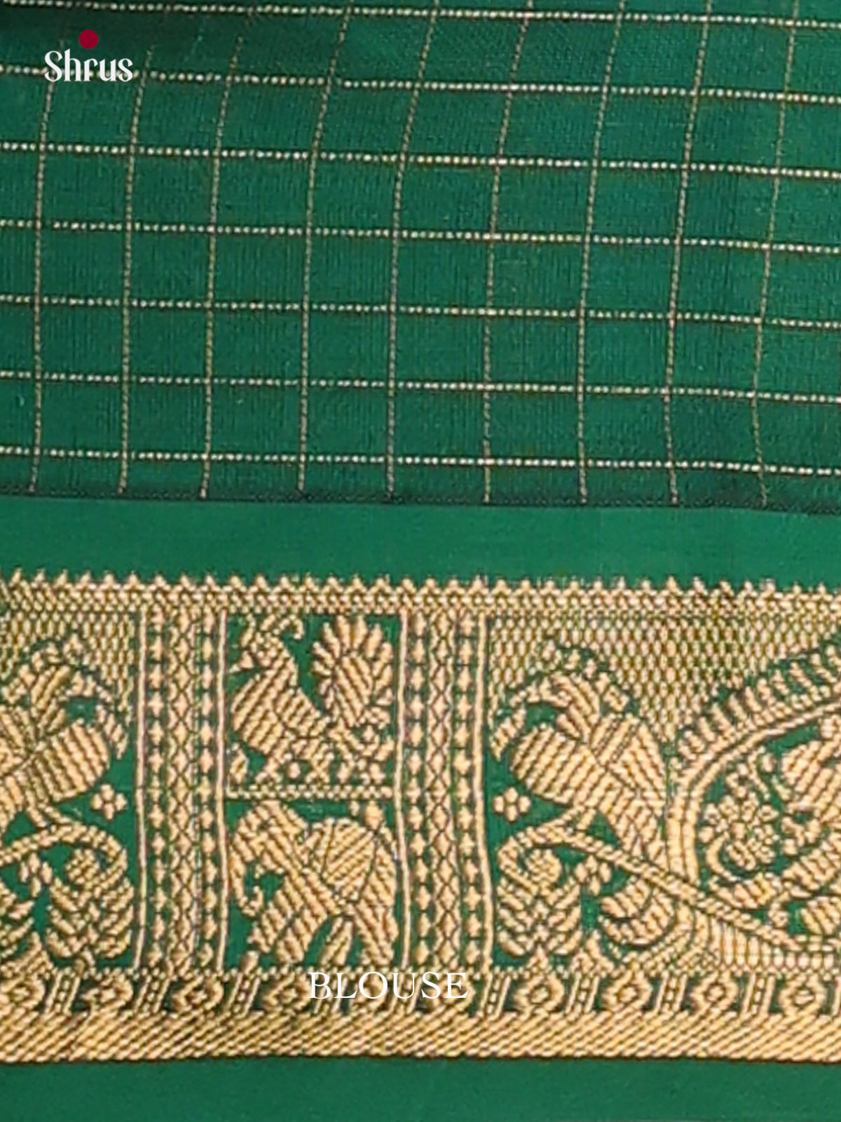 Silkcotton-halfpure Saree - EES16240 - Shop on Shrus.com