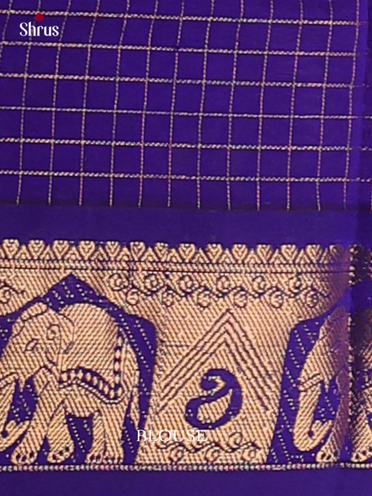 Silkcotton-halfpure Saree - EES16294 - Shop on Shrus.com