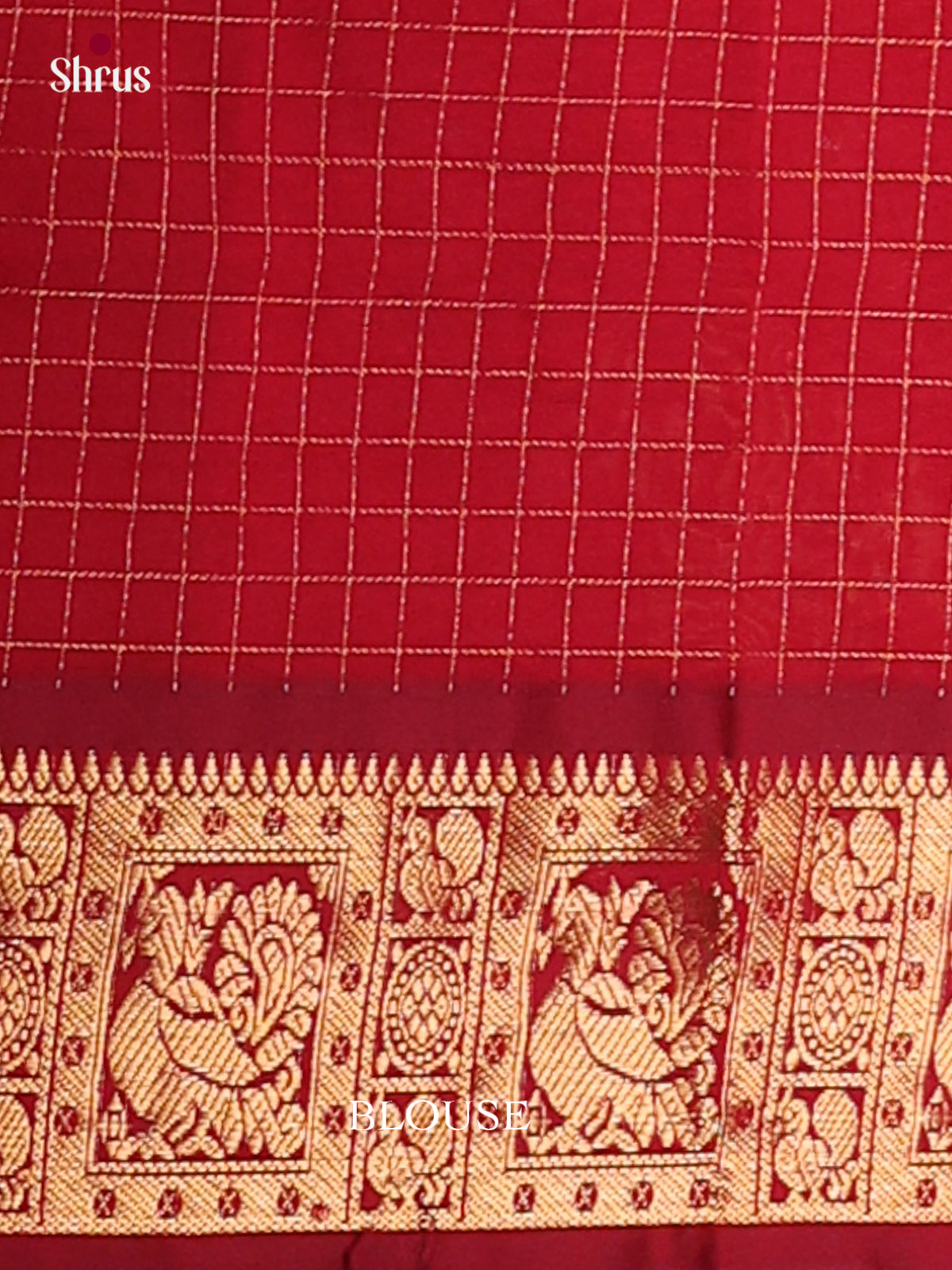 Silkcotton-halfpure Saree - EES16307 - Shop on Shrus.com