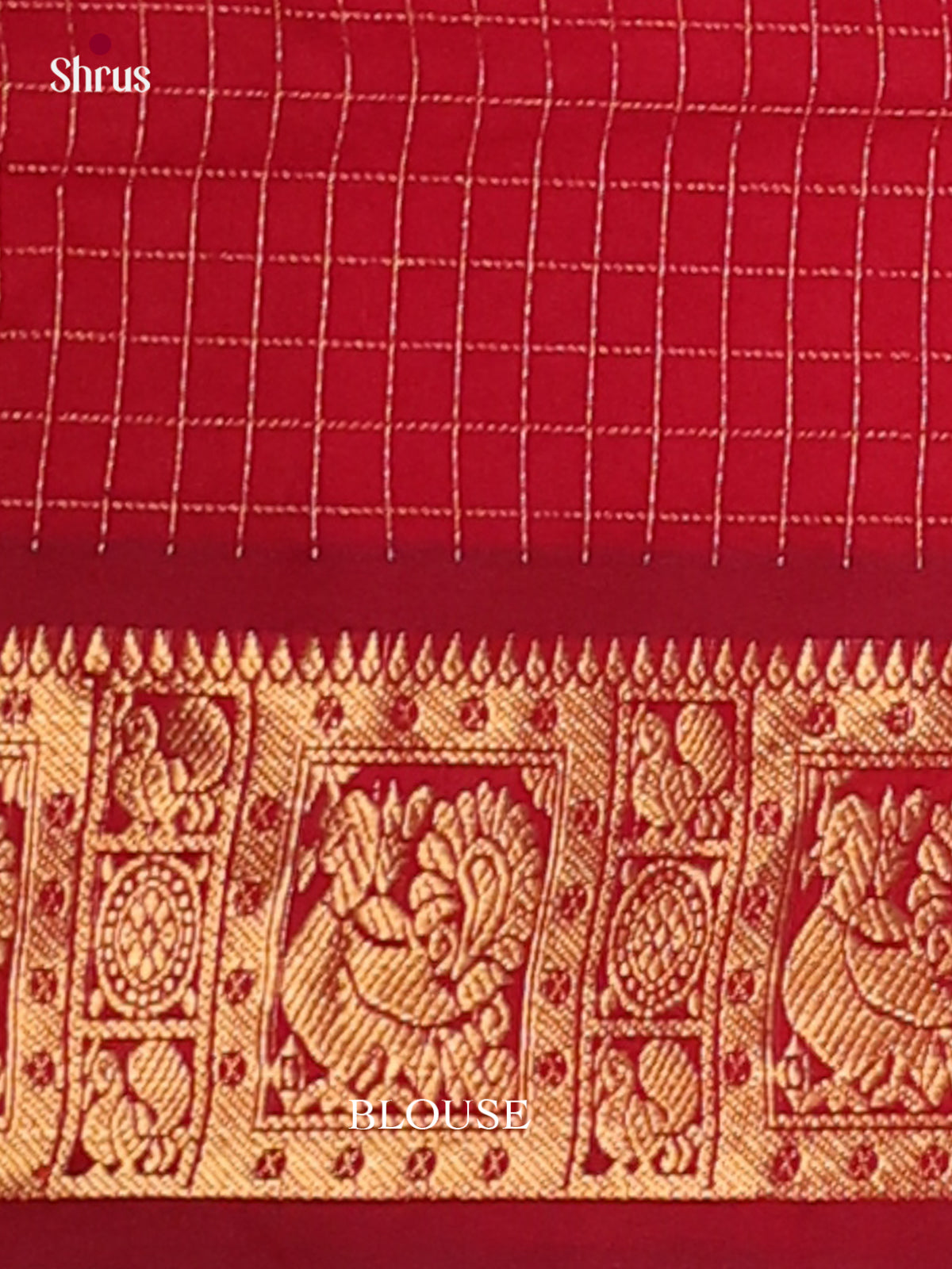 Silkcotton-halfpure Saree - EES16322 - Shop on Shrus.com