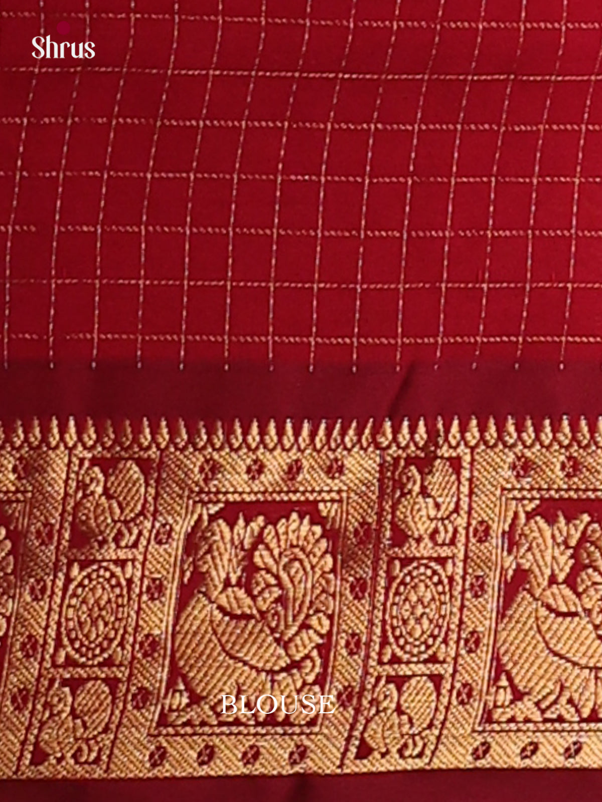 Silkcotton-halfpure Saree - EES16330 - Shop on Shrus.com