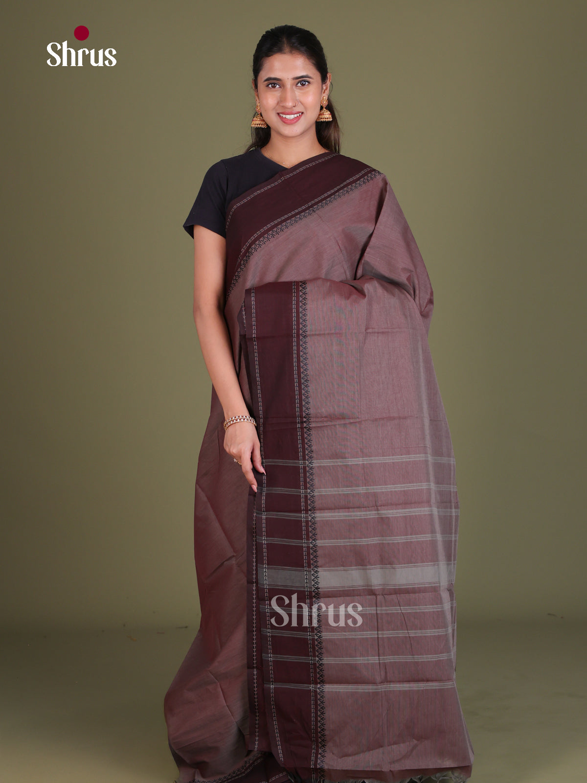 Chettinad Cotton Saree - EES18005 - Shop on Shrus.com