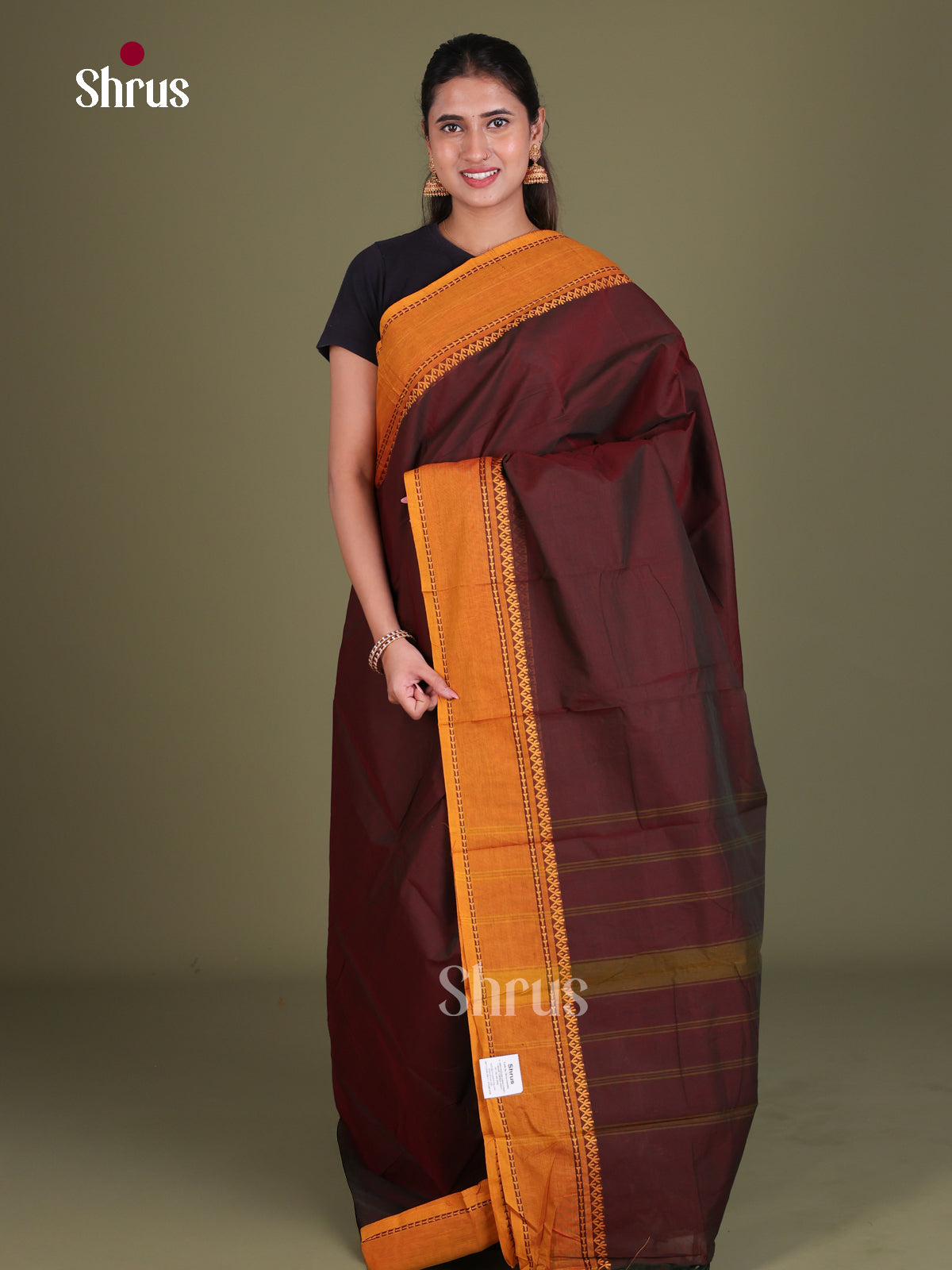 Chettinad Cotton Saree - EES18007 - Shop on Shrus.com