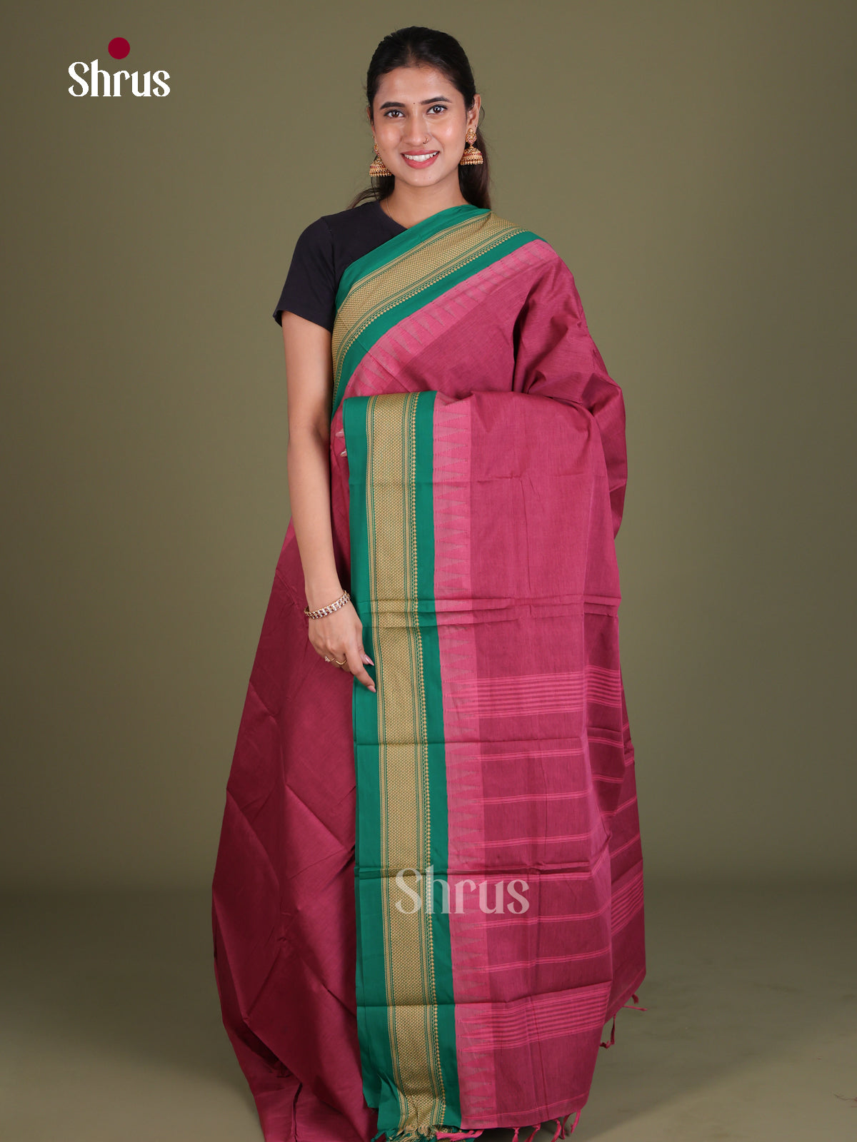 Chettinad Cotton Saree - EES18014 - Shop on Shrus.com