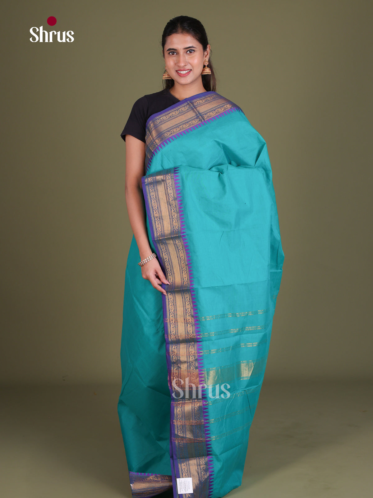 Chettinad Cotton Saree - EES18030 - Shop on Shrus.com