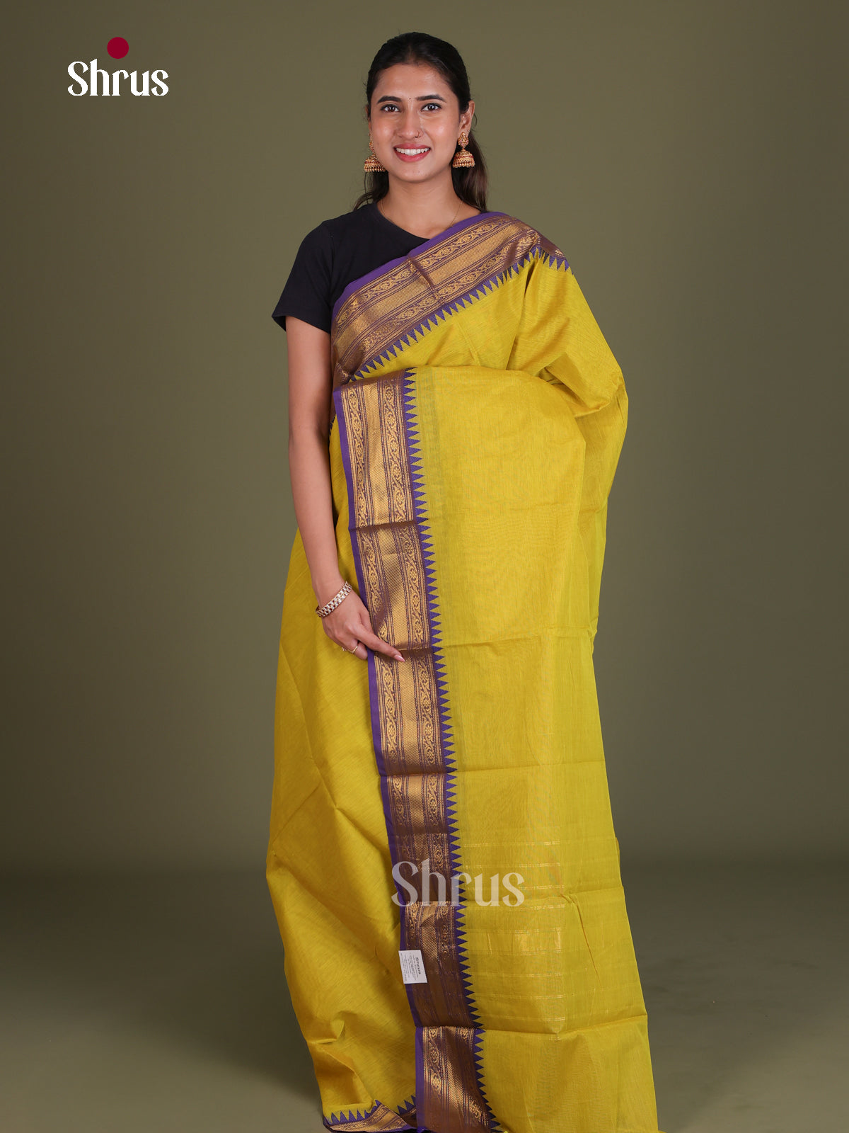 Chettinad Cotton Saree - EES18032 - Shop on Shrus.com