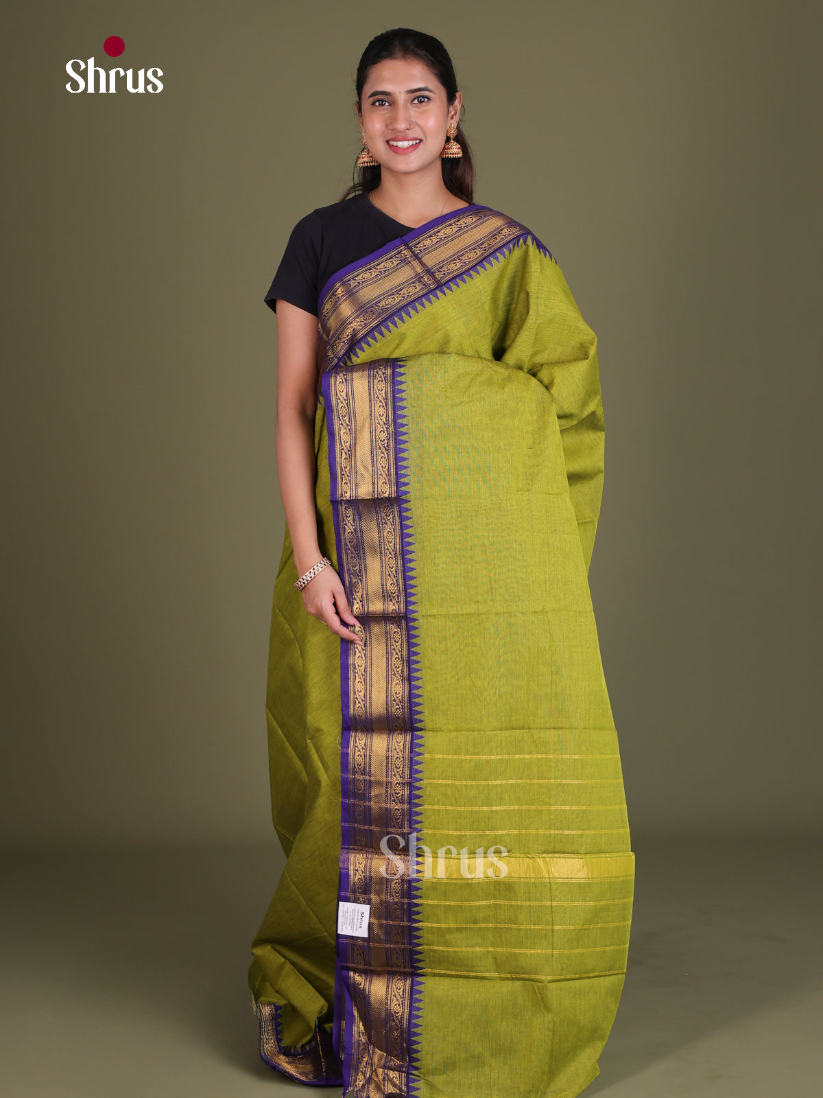 Chettinad Cotton Saree - EES18034 - Shop on Shrus.com