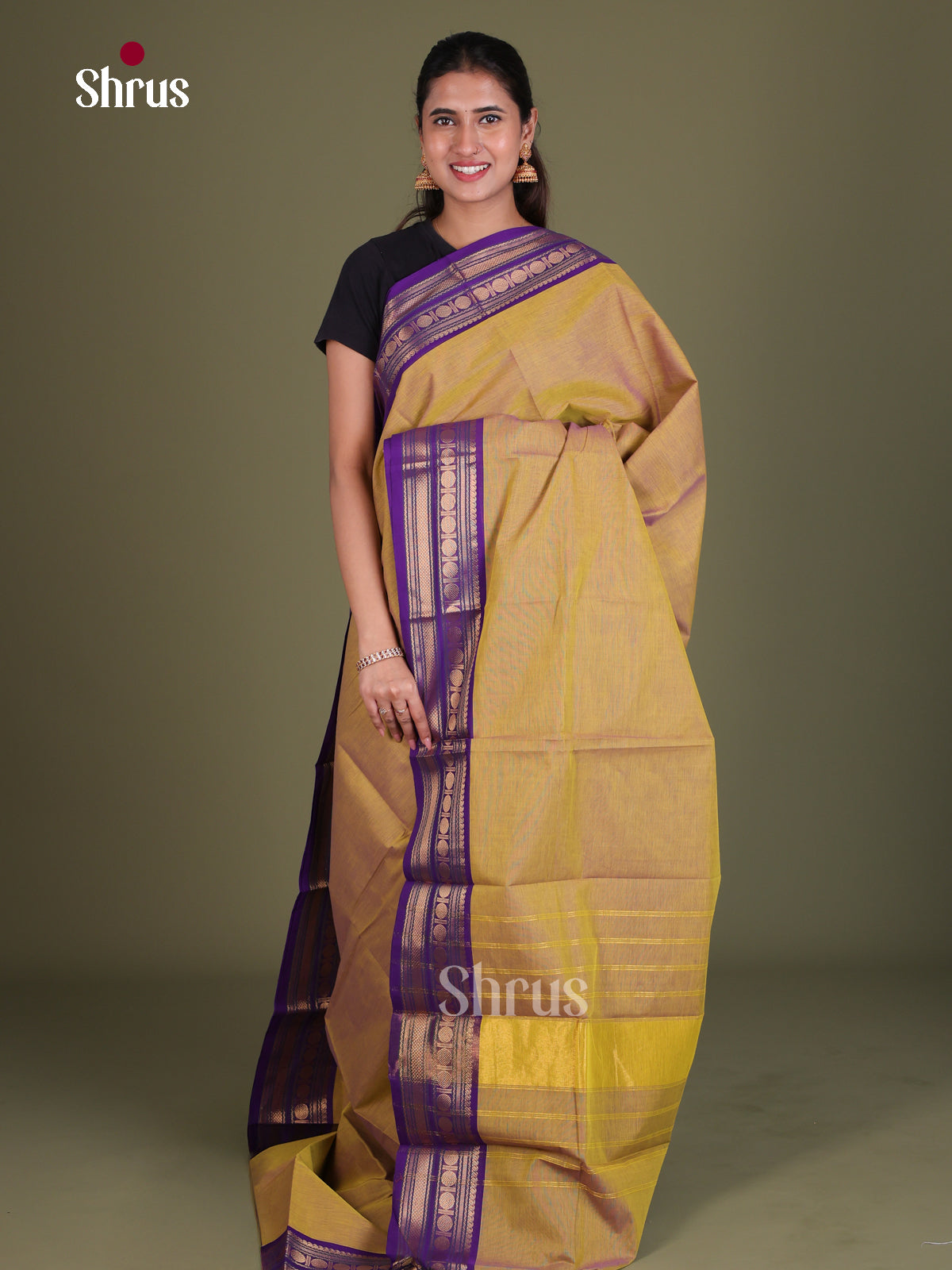 Chettinad Cotton Saree - EES18039 - Shop on Shrus.com