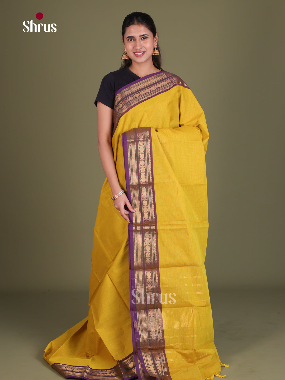 Chettinad Cotton Saree - EES18041 - Shop on Shrus.com
