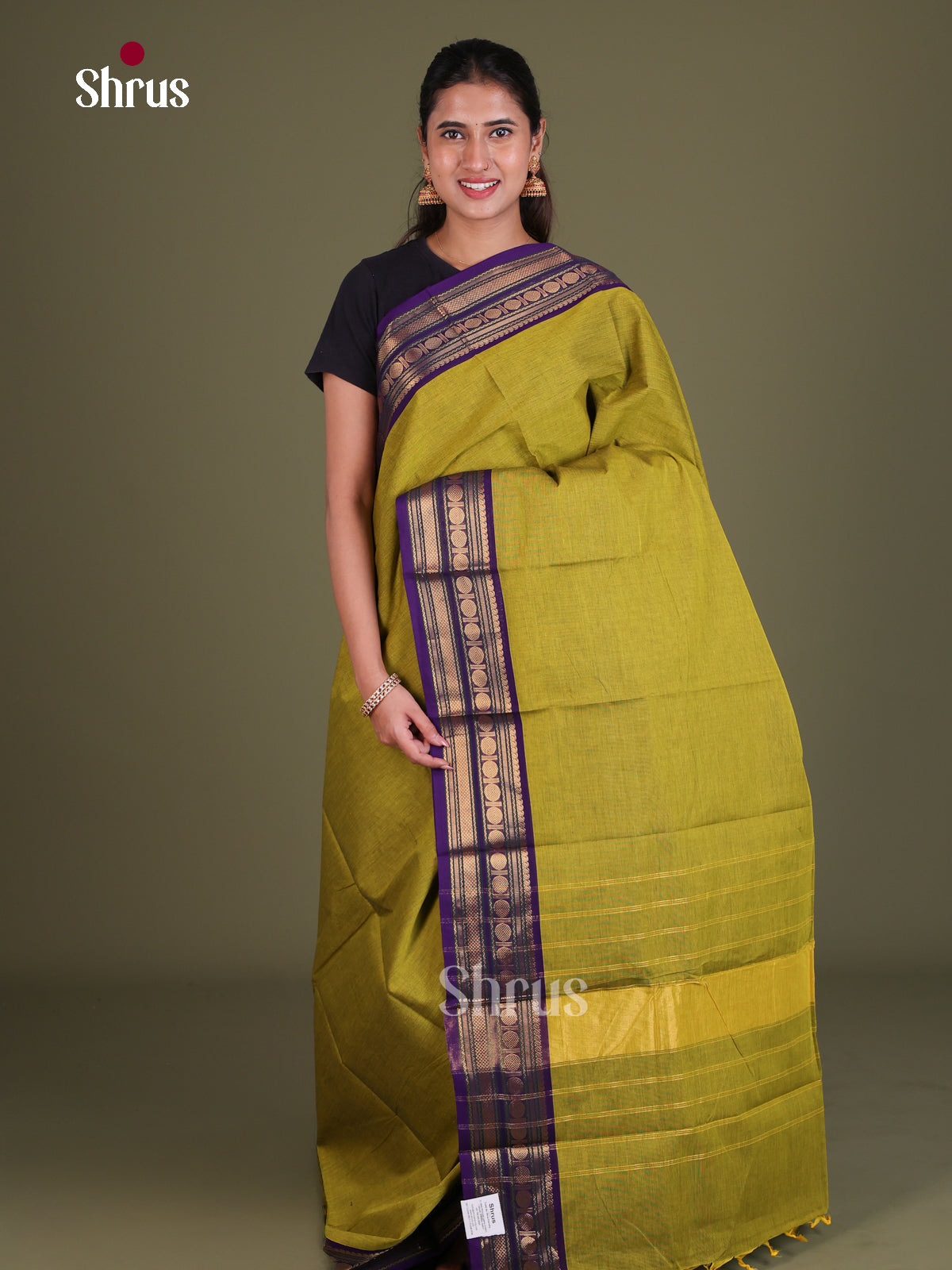 Chettinad Cotton Saree - EES18042 - Shop on Shrus.com