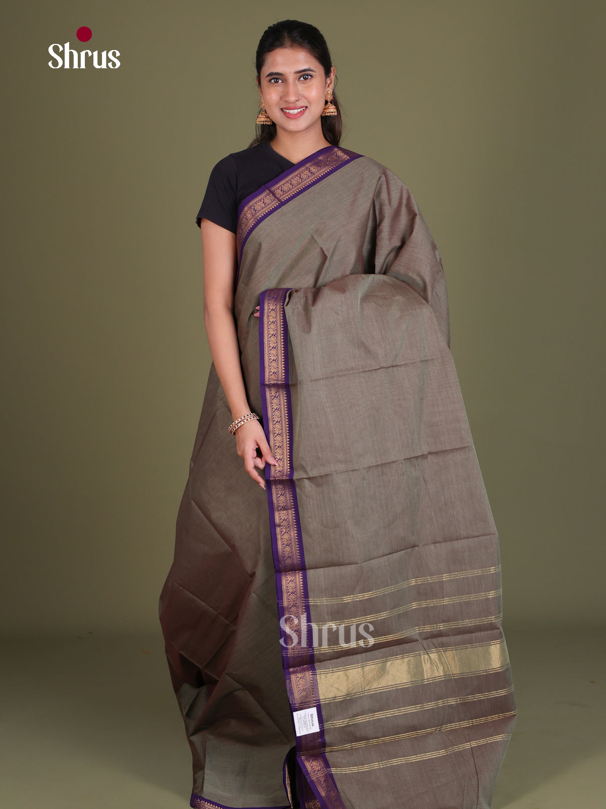 Chettinad Cotton Saree - EES18048 - Shop on Shrus.com